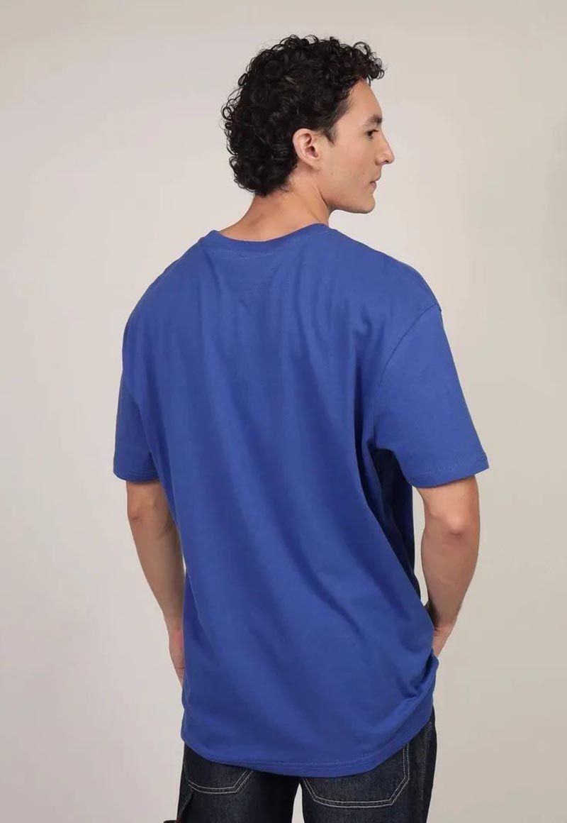 Polera Regular Fit Con Logo-Bordado Azul Tommy Jeans-2