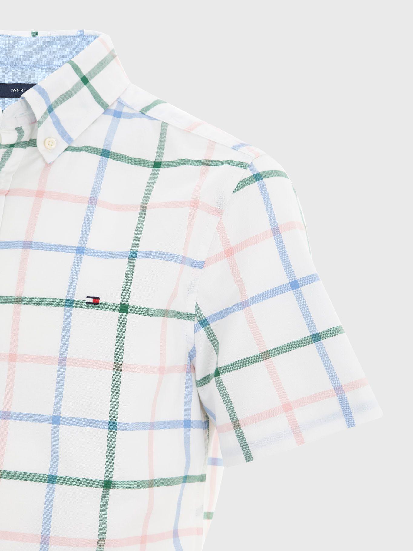 Camisa De Lino Classics Logo Blanco Tommy Hilfiger-3