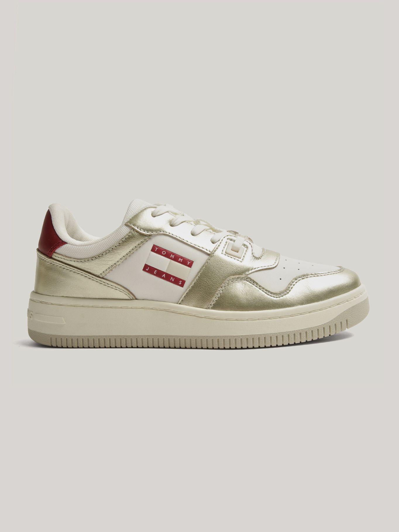 Zapatillas Retro De Cuero Multicolor Tommy Hilfiger-4