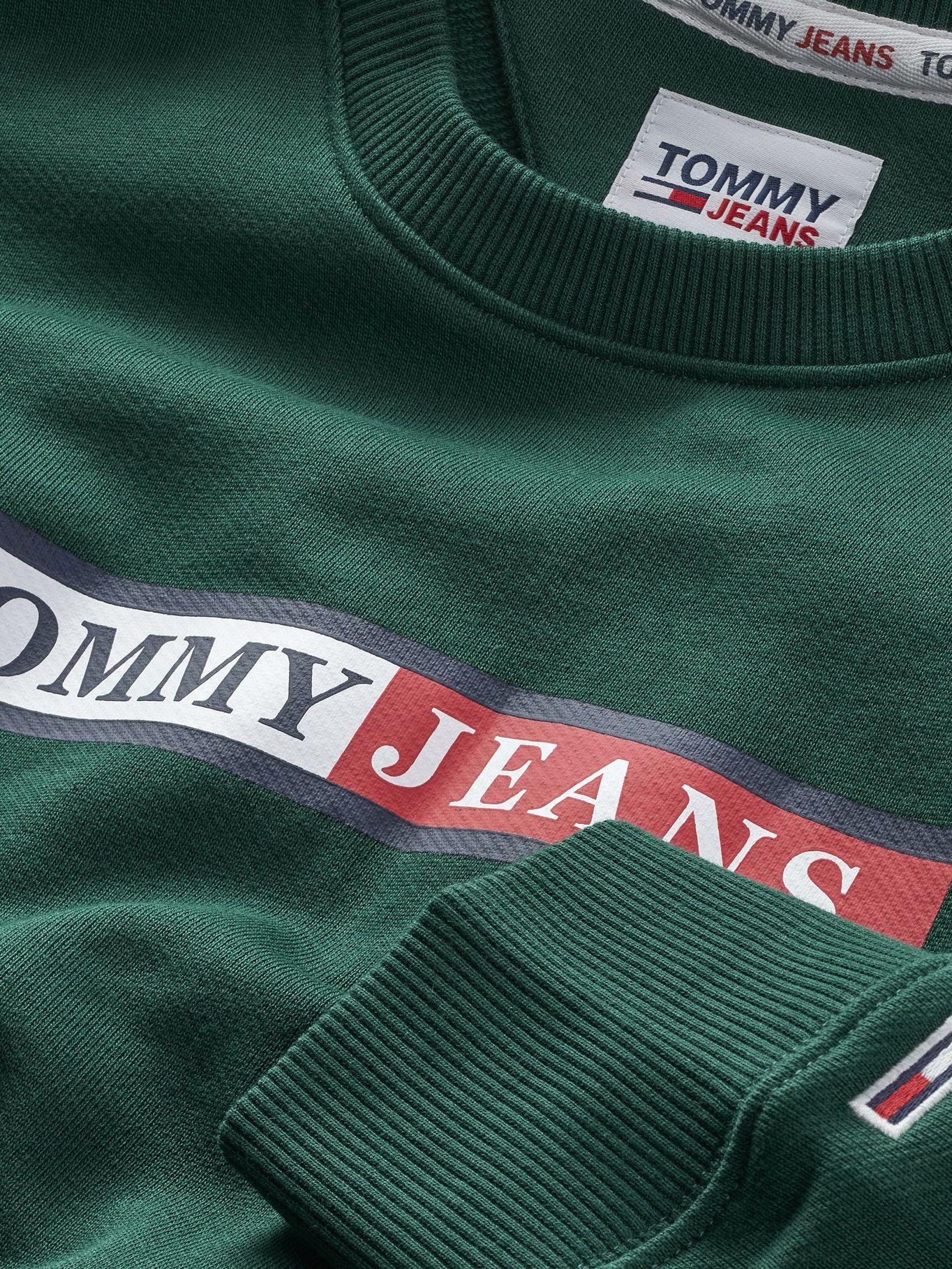 Polerón Essential Graphic Verde Tommy Jeans-2