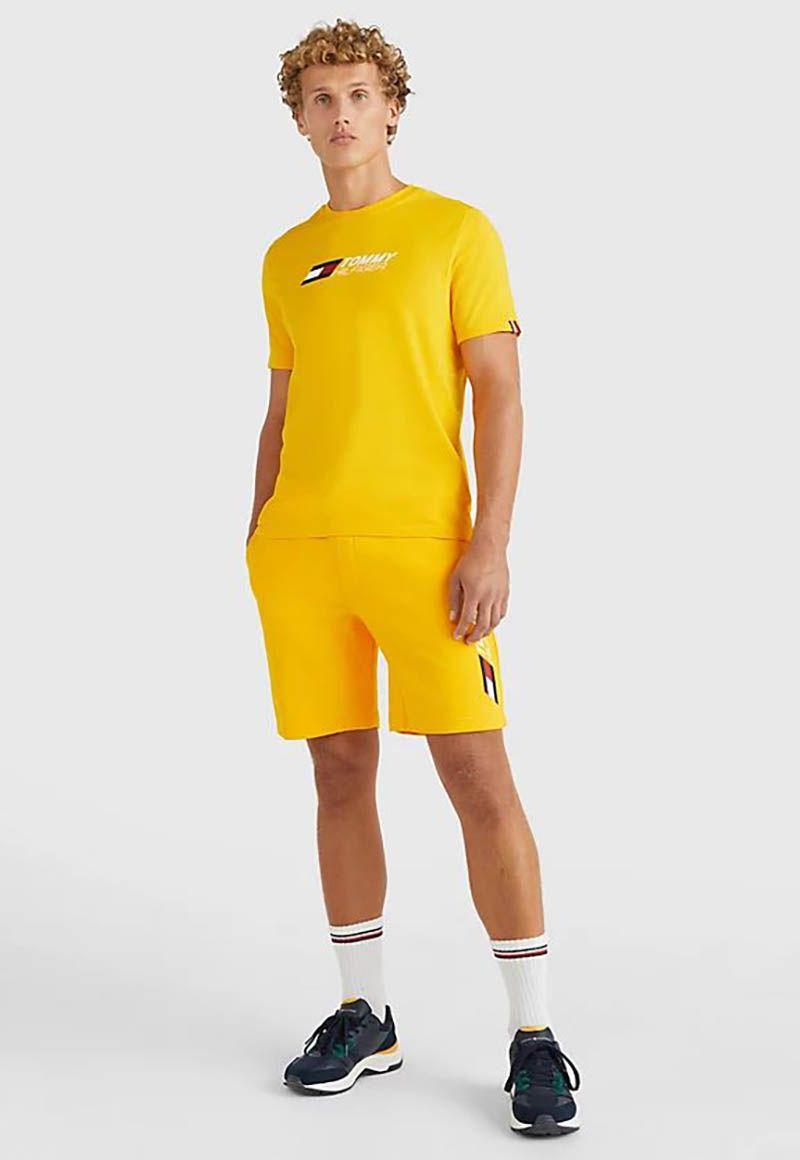 Shorts Sport Essential Con Logo Amarillo Tommy Hilfiger-0