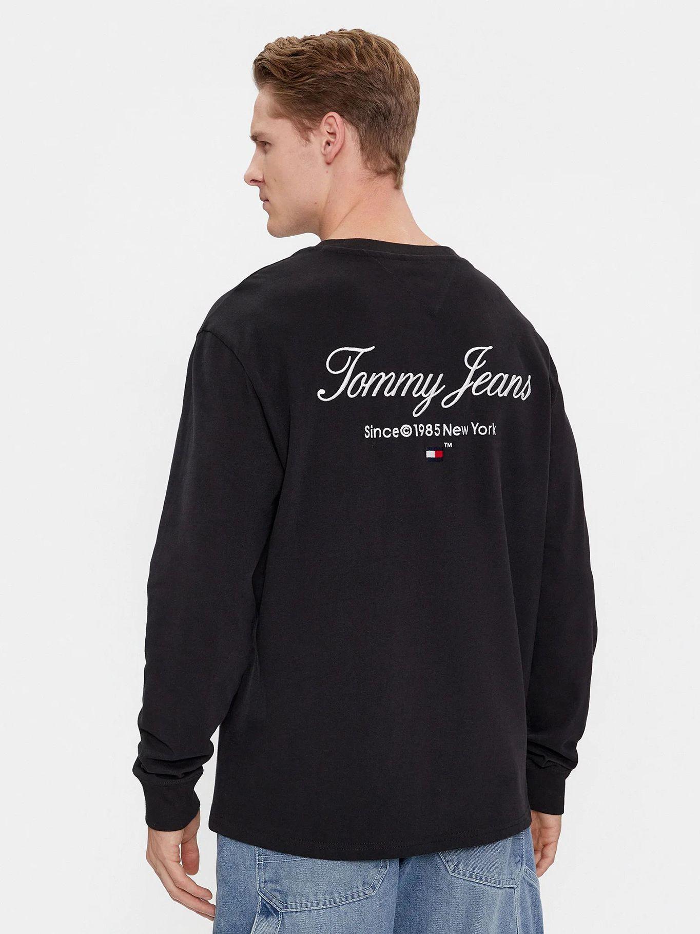 POLERA REGULAR FIT LUXE LOGO NEGRO TOMMY JEANS-2