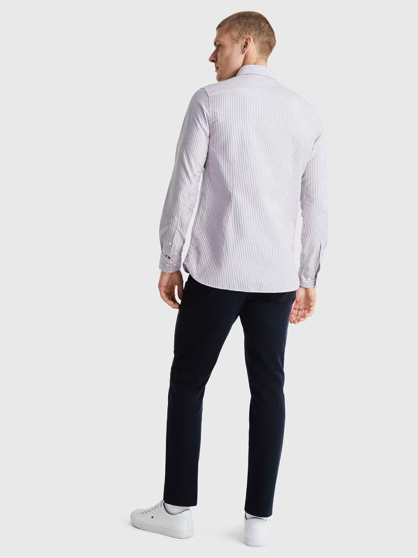 Camisa Oxford Regular Fit Gris Tommy Hilfiger-2