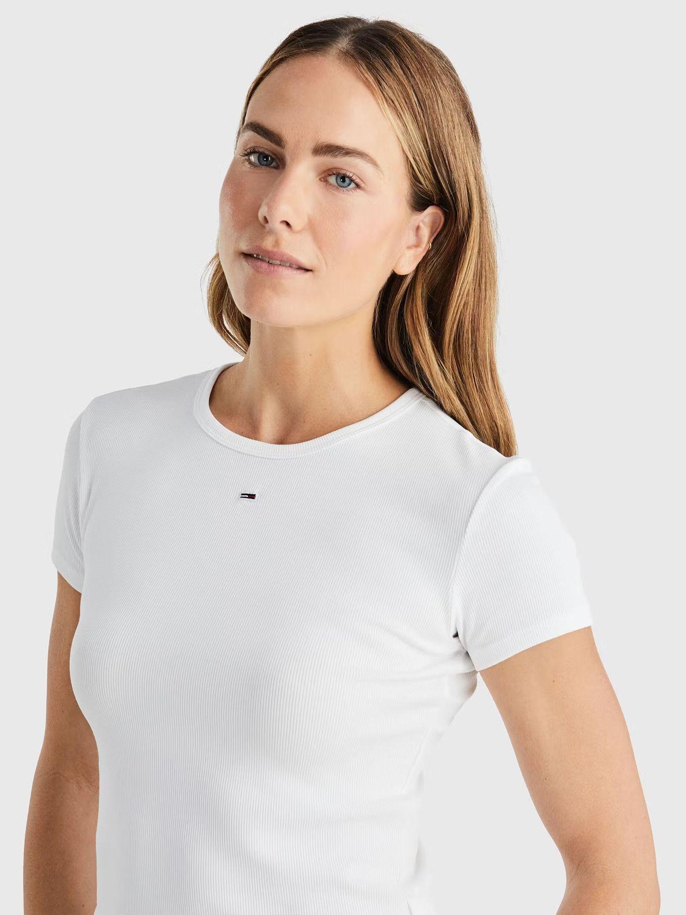 Polera Essential Con Logo Blanco Tommy Jeans-3