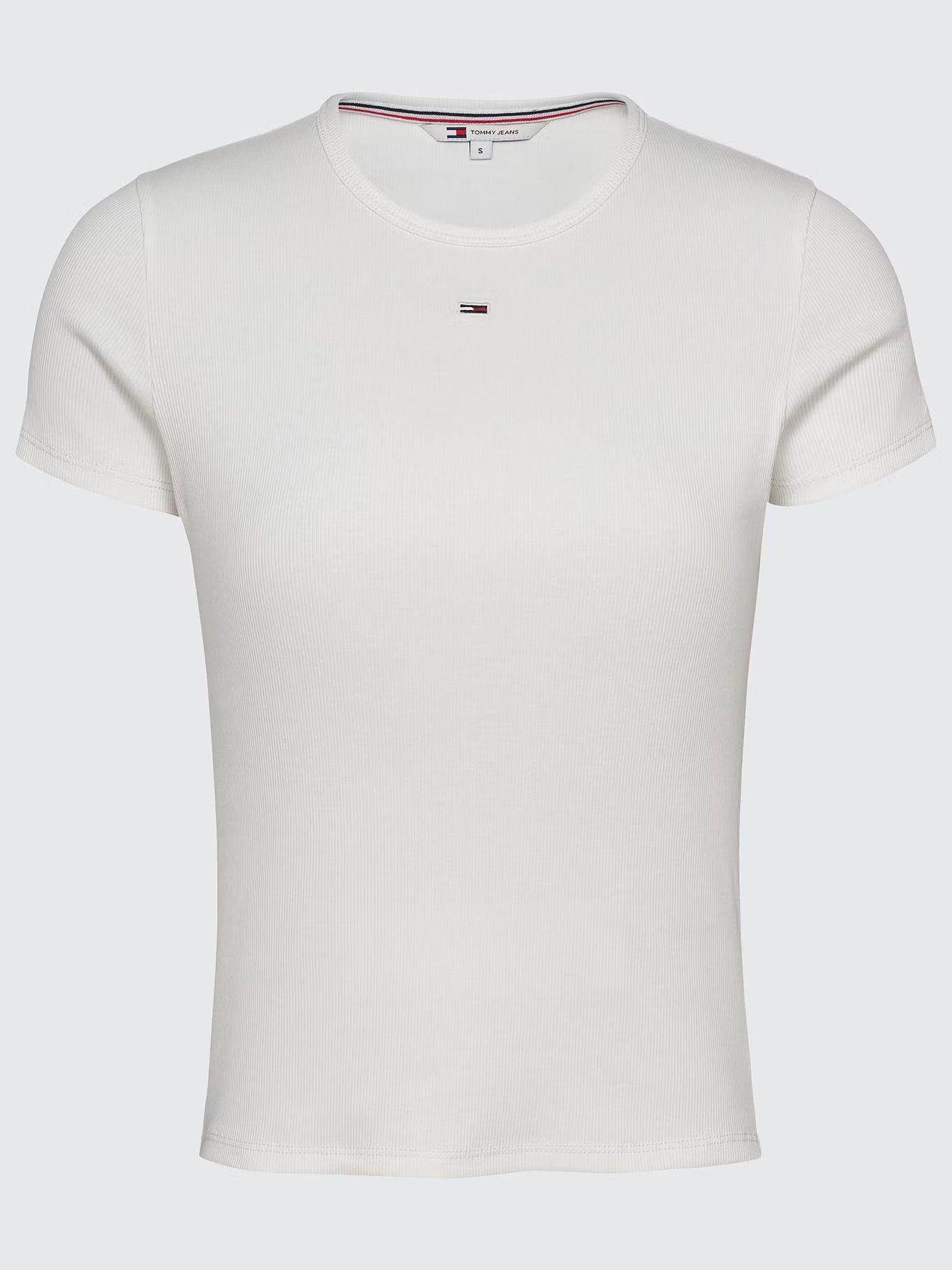 Polera Essential Con Logo Blanco Tommy Jeans-4