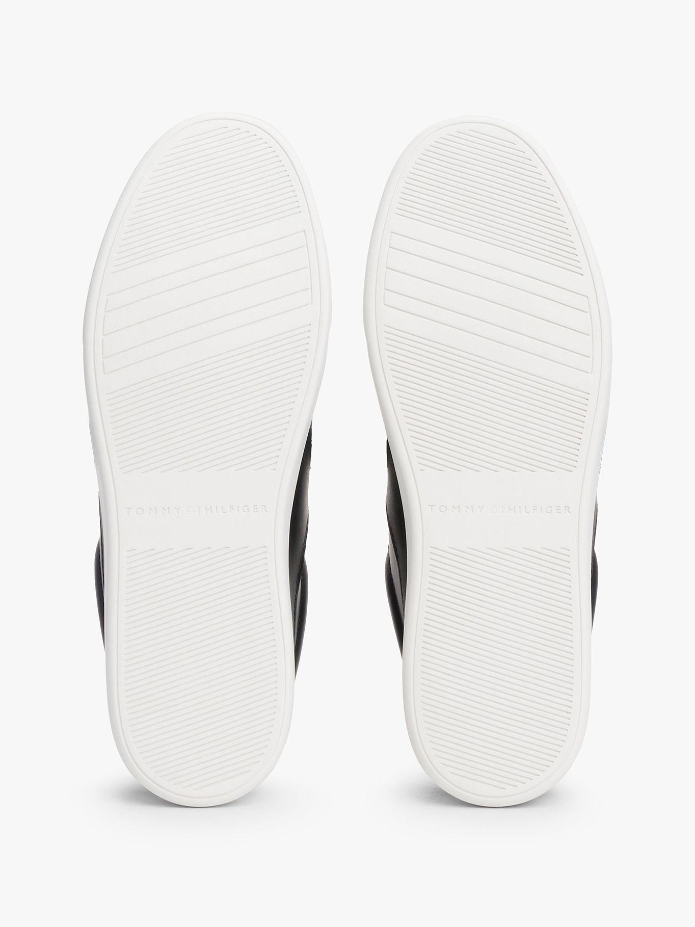 Zapatillas Essential Chic De Cuero Negro Tommy Hilfiger-3