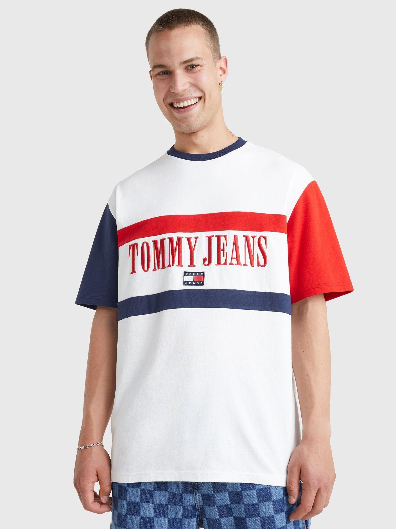 Polera Skater Archive Block Logo Blanco Tommy Jeans-0