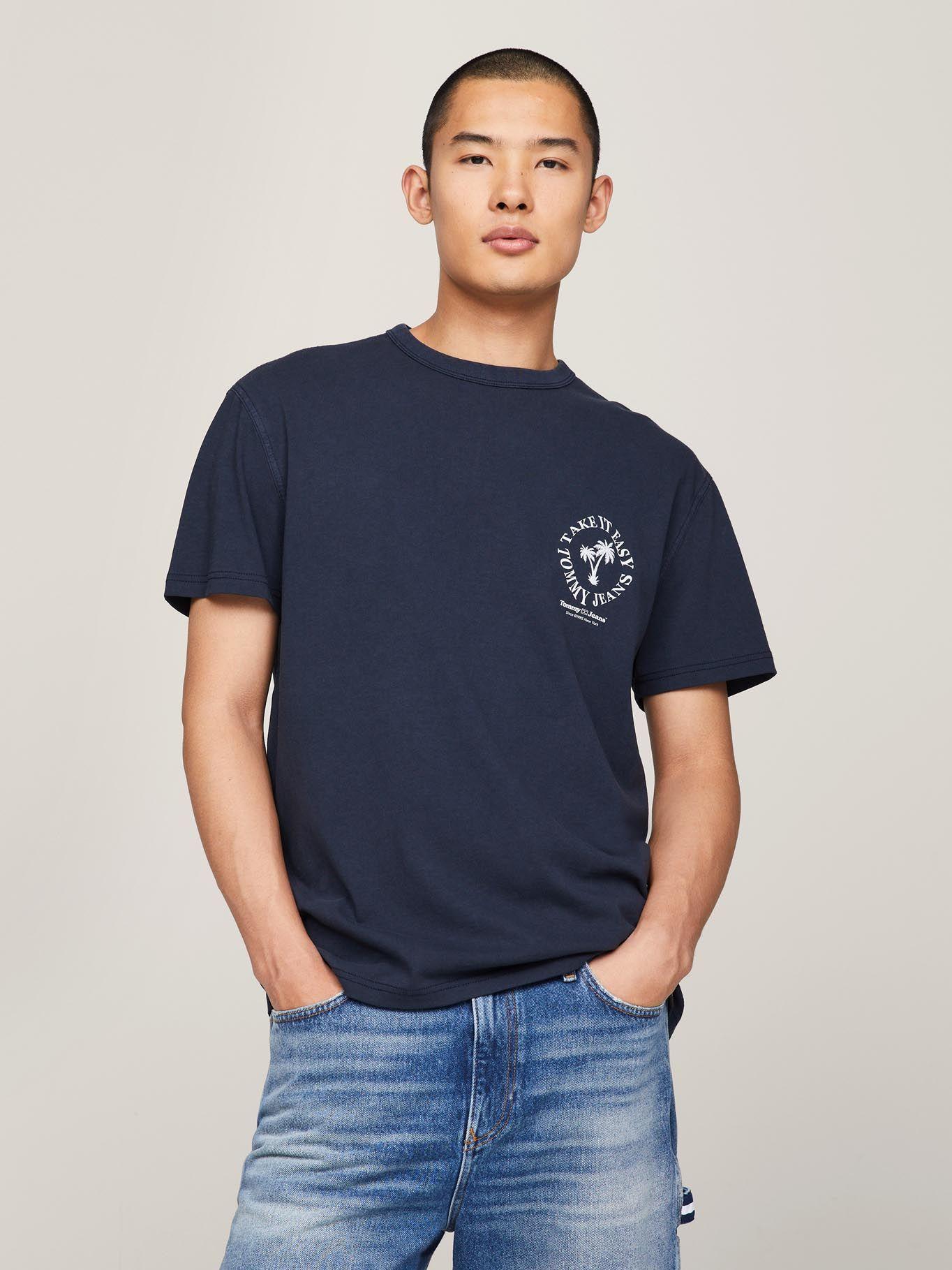 Polera Novelty Graphic Logo Azul Tommy Hilfiger-0