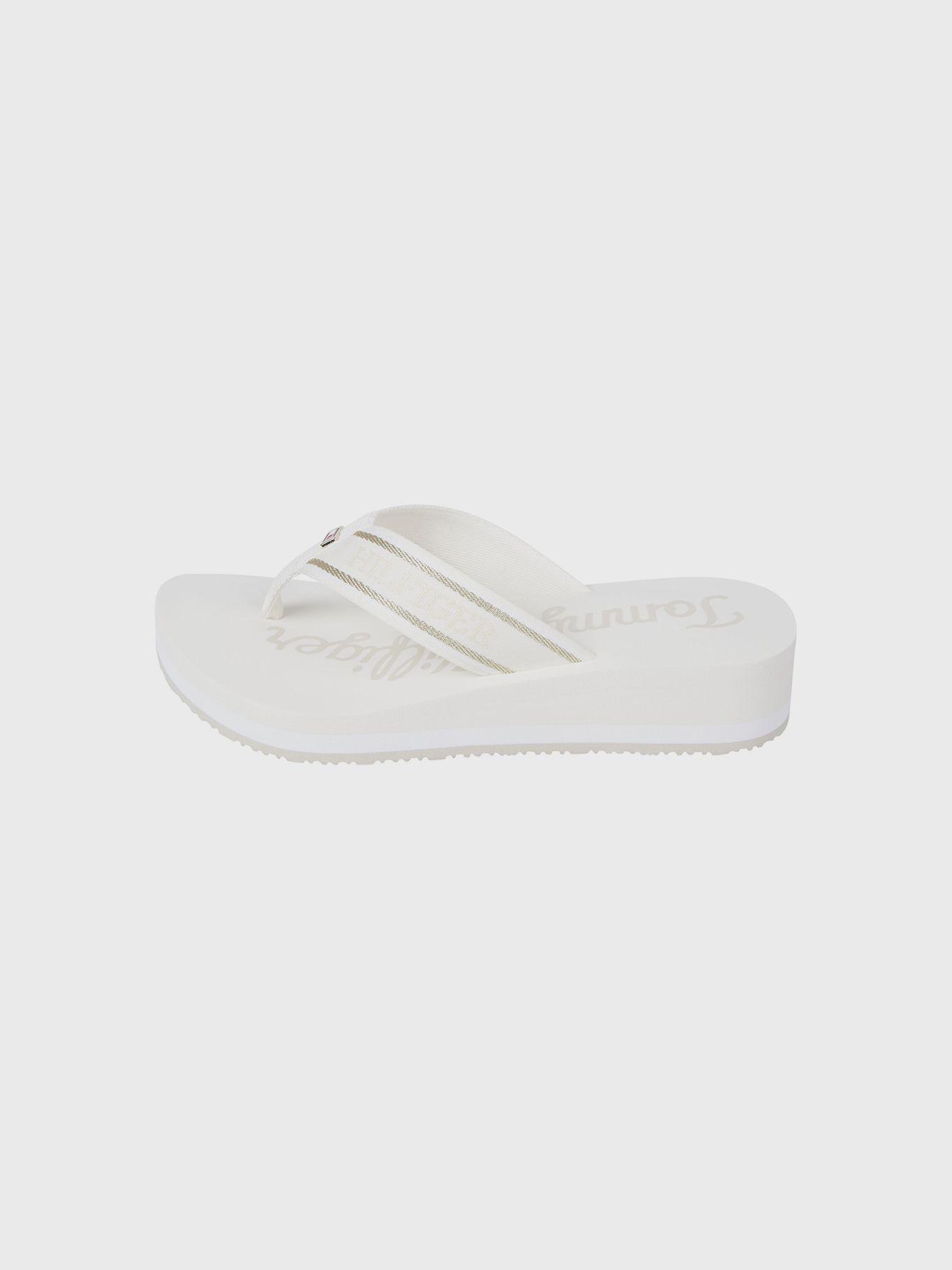 Sandalias Signature Con Logo Blanco Tommy Hilfiger-3