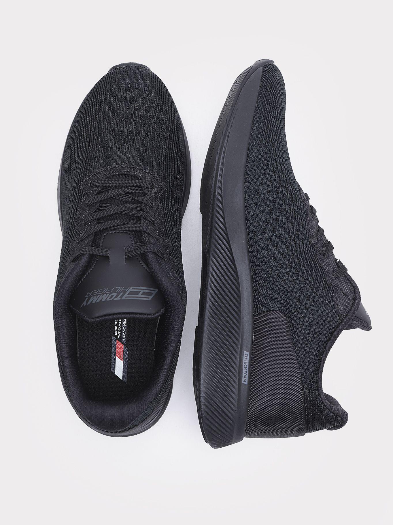 Zapatillas Sport Con Malla Negro Tommy Hilfiger-3