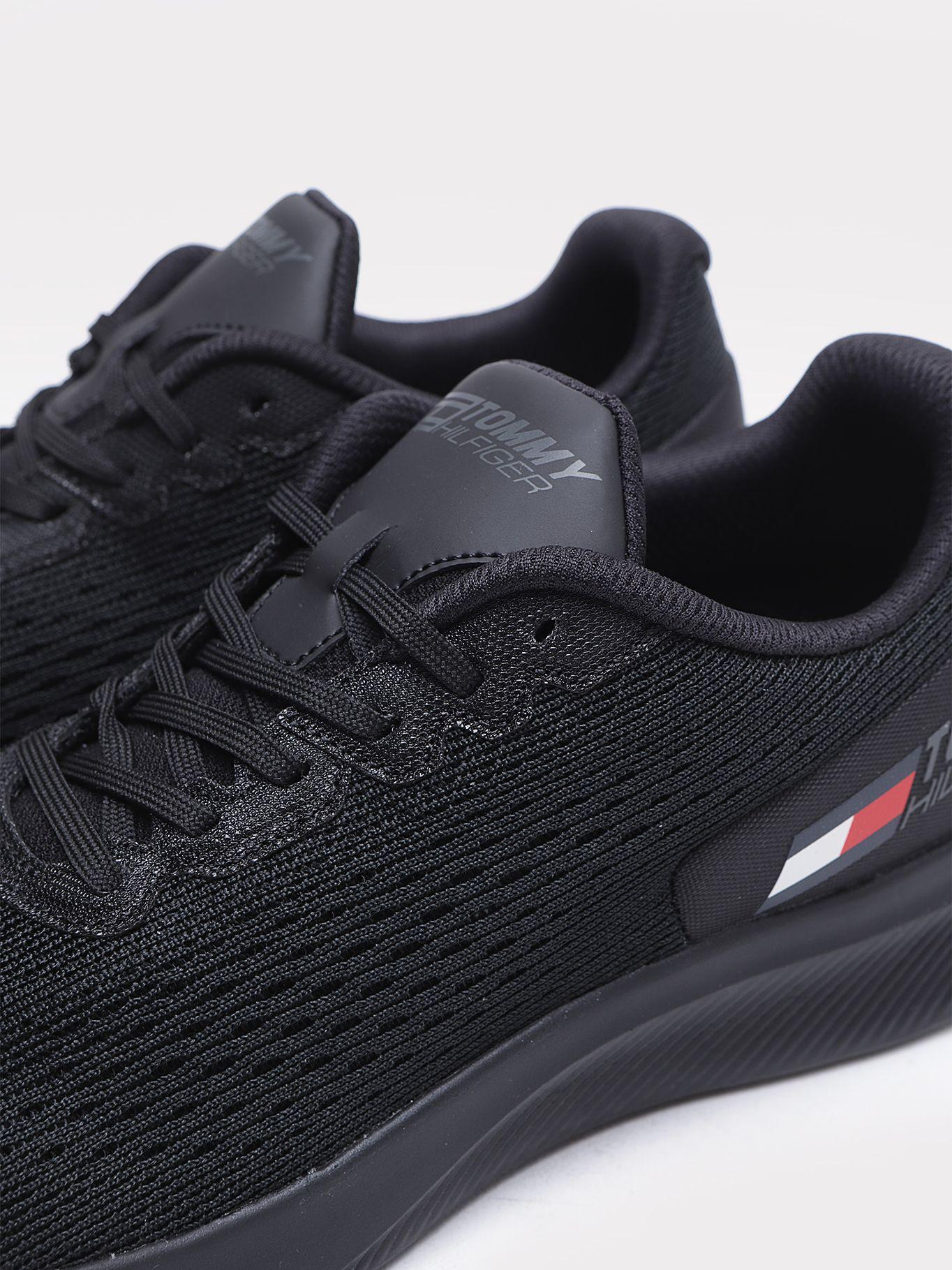 Zapatillas Sport Con Malla Negro Tommy Hilfiger-2