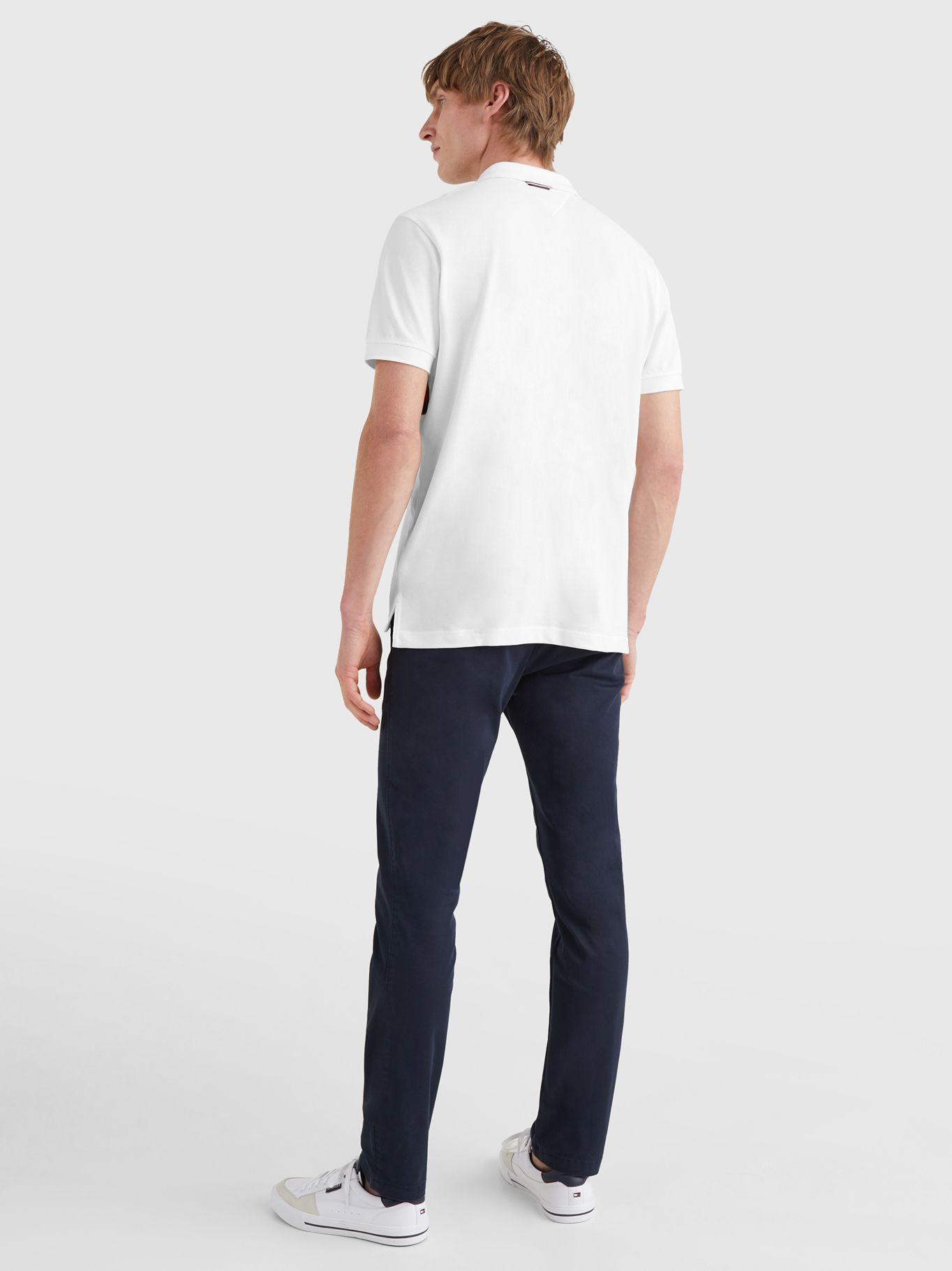 Polo Icon Logo Regular Blanco Tommy Hilfiger JN2-1