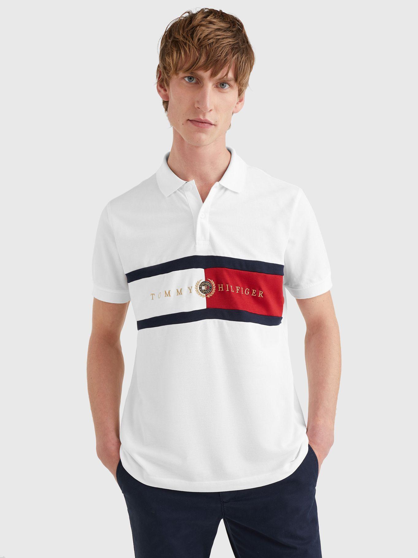 Polo Icon Logo Regular Blanco Tommy Hilfiger JN2-0