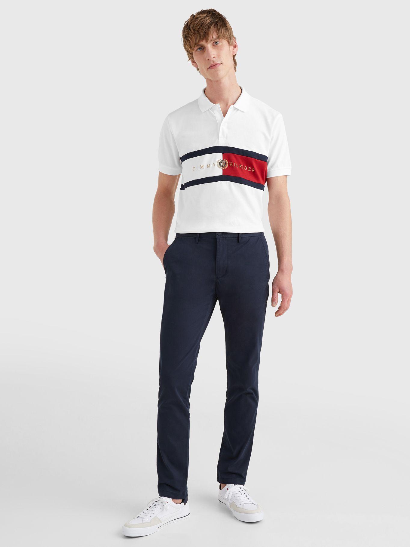 Polo Icon Logo Regular Blanco Tommy Hilfiger JN2-3