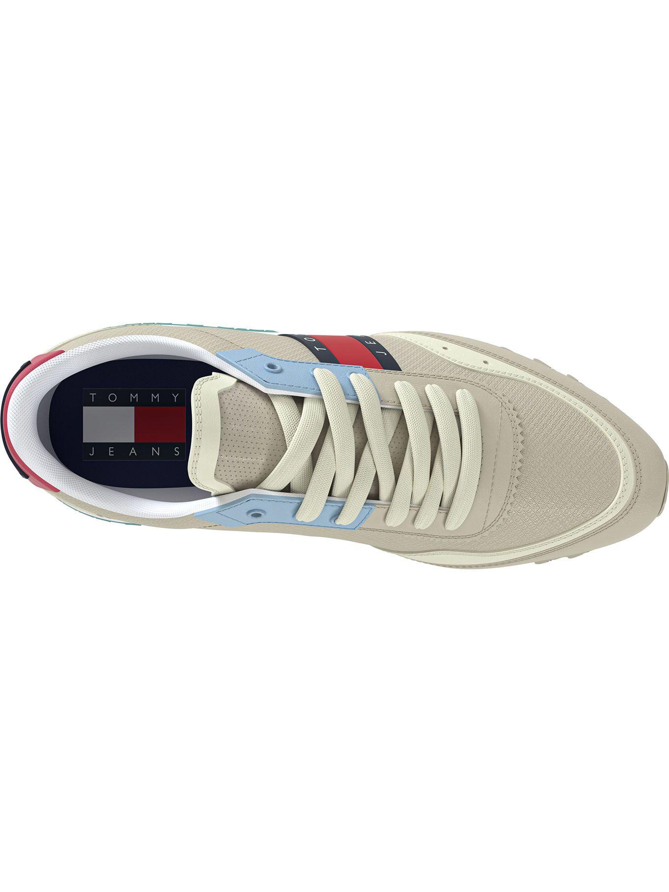Zapatillas Dentadas Tj Con Logo Beige Tommy Hilfiger-4