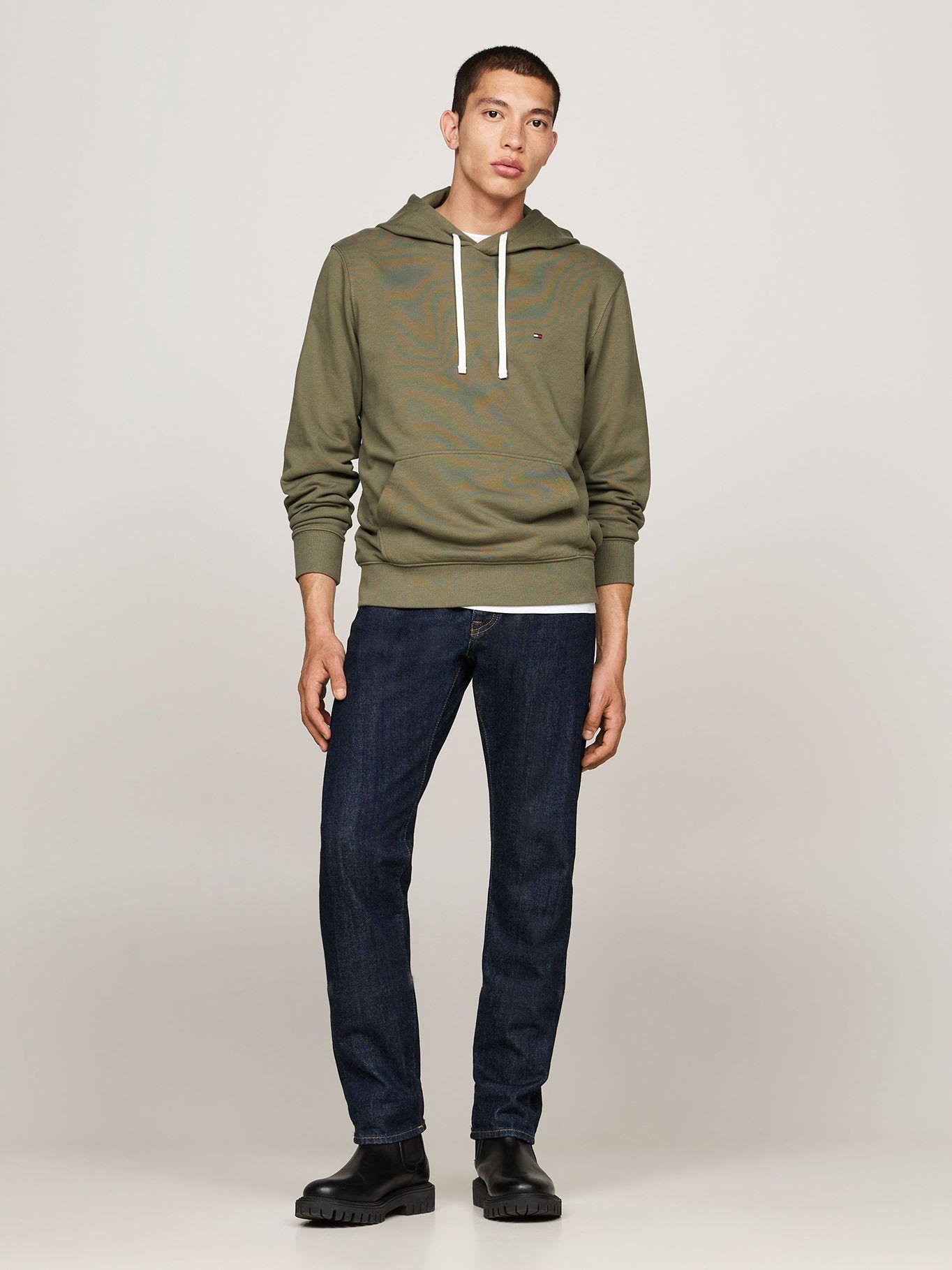 Polerón Hoodie Con Logo Bordado Verde Tommy Hilfiger-1