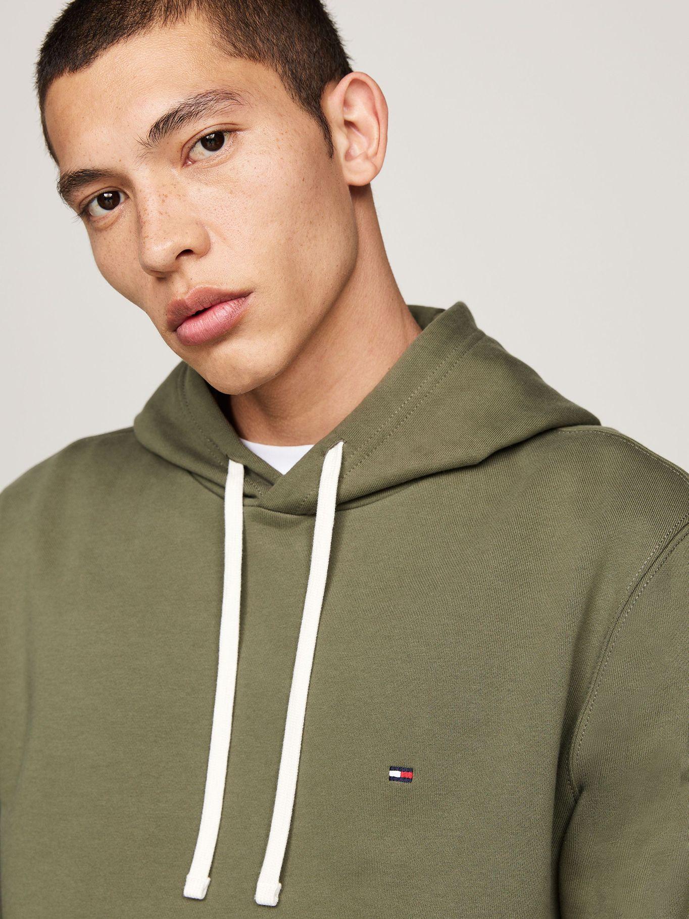 Polerón Hoodie Con Logo Bordado Verde Tommy Hilfiger-3