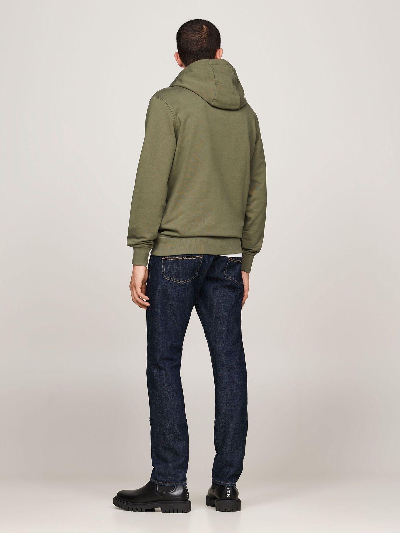 Polerón Hoodie Con Logo Bordado Verde Tommy Hilfiger-4