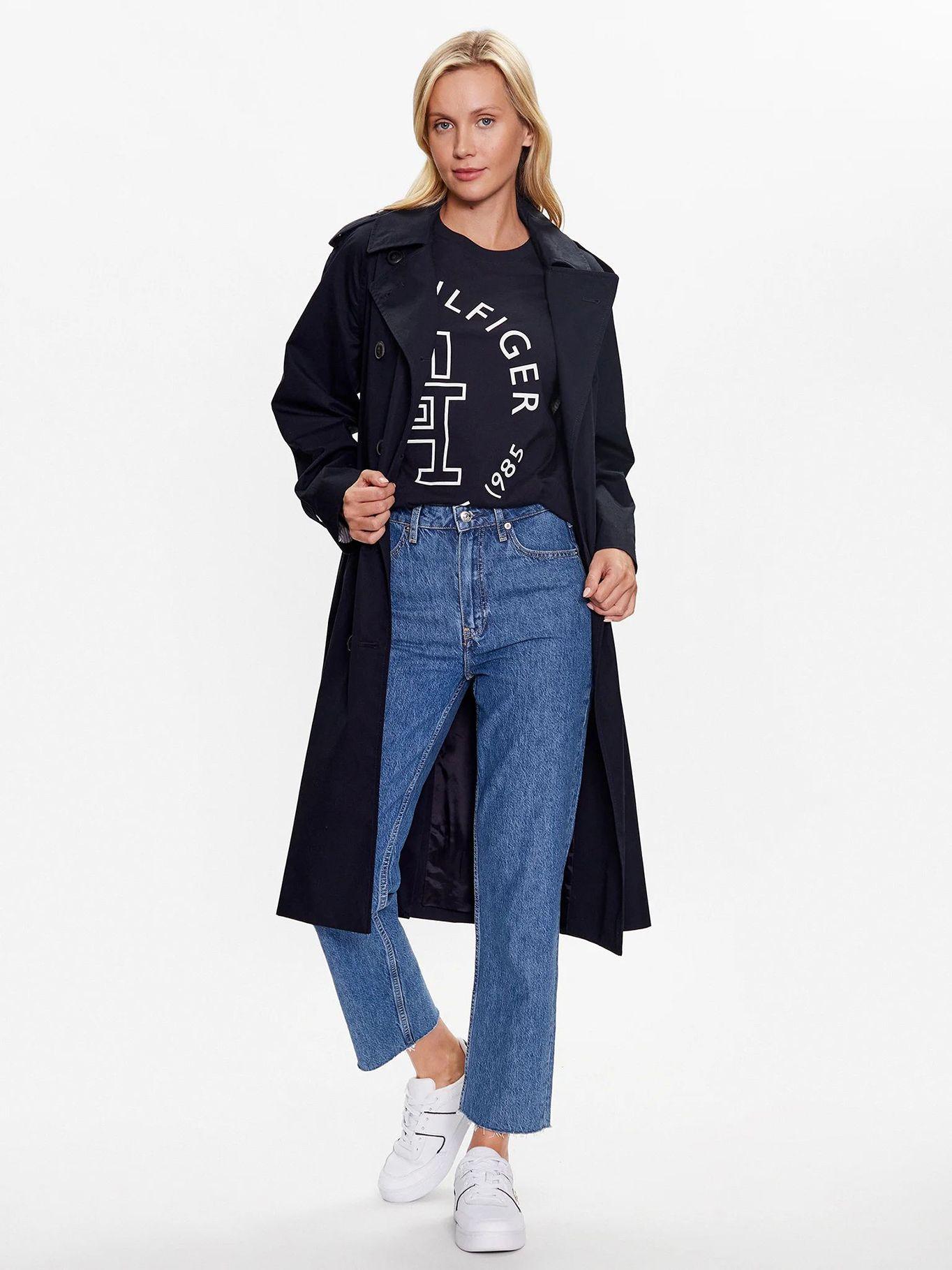 Polera Regular Fit Exploded Logo Azul Tommy Hilfiger-1