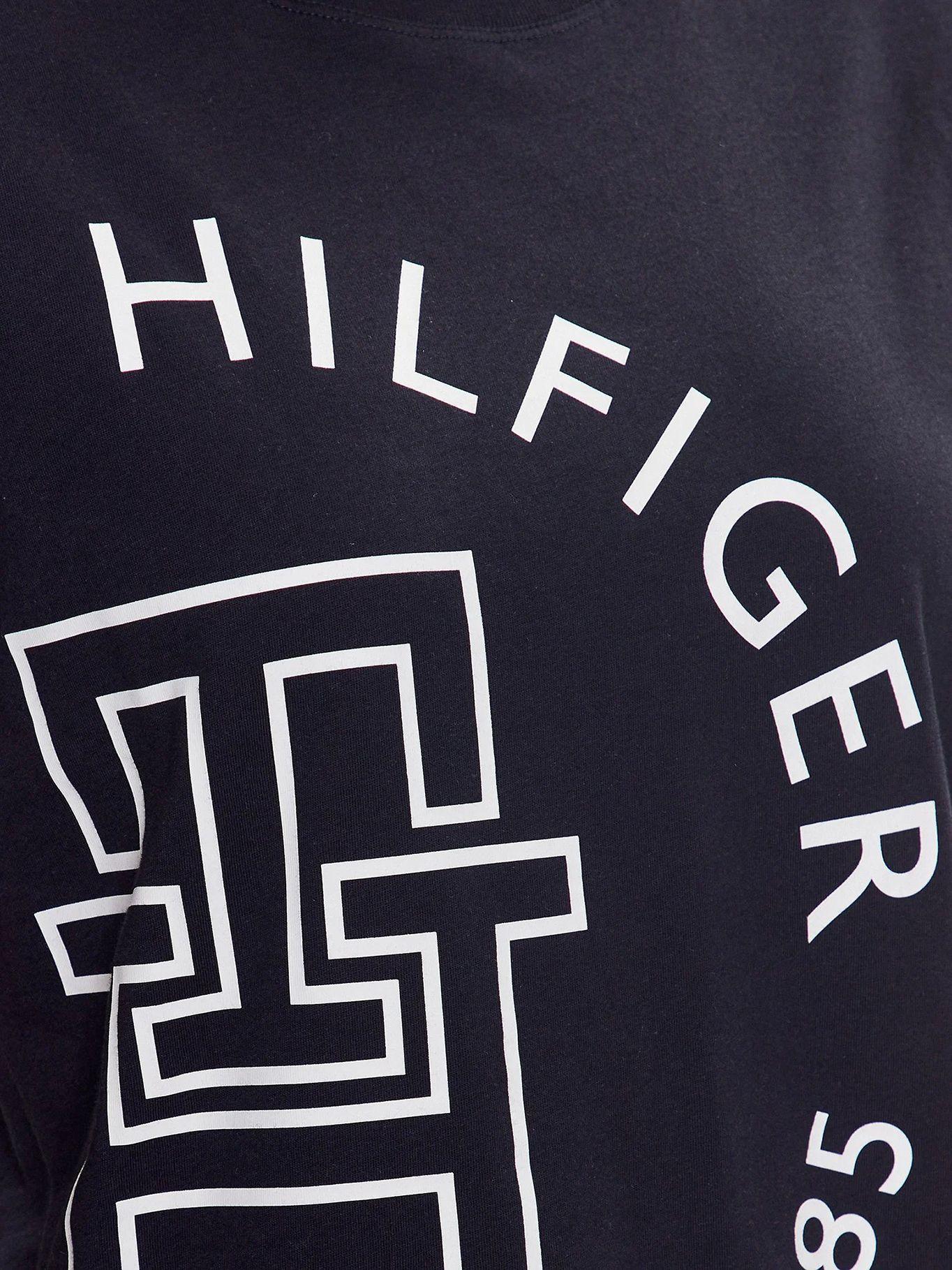 Polera Regular Fit Exploded Logo Azul Tommy Hilfiger-4