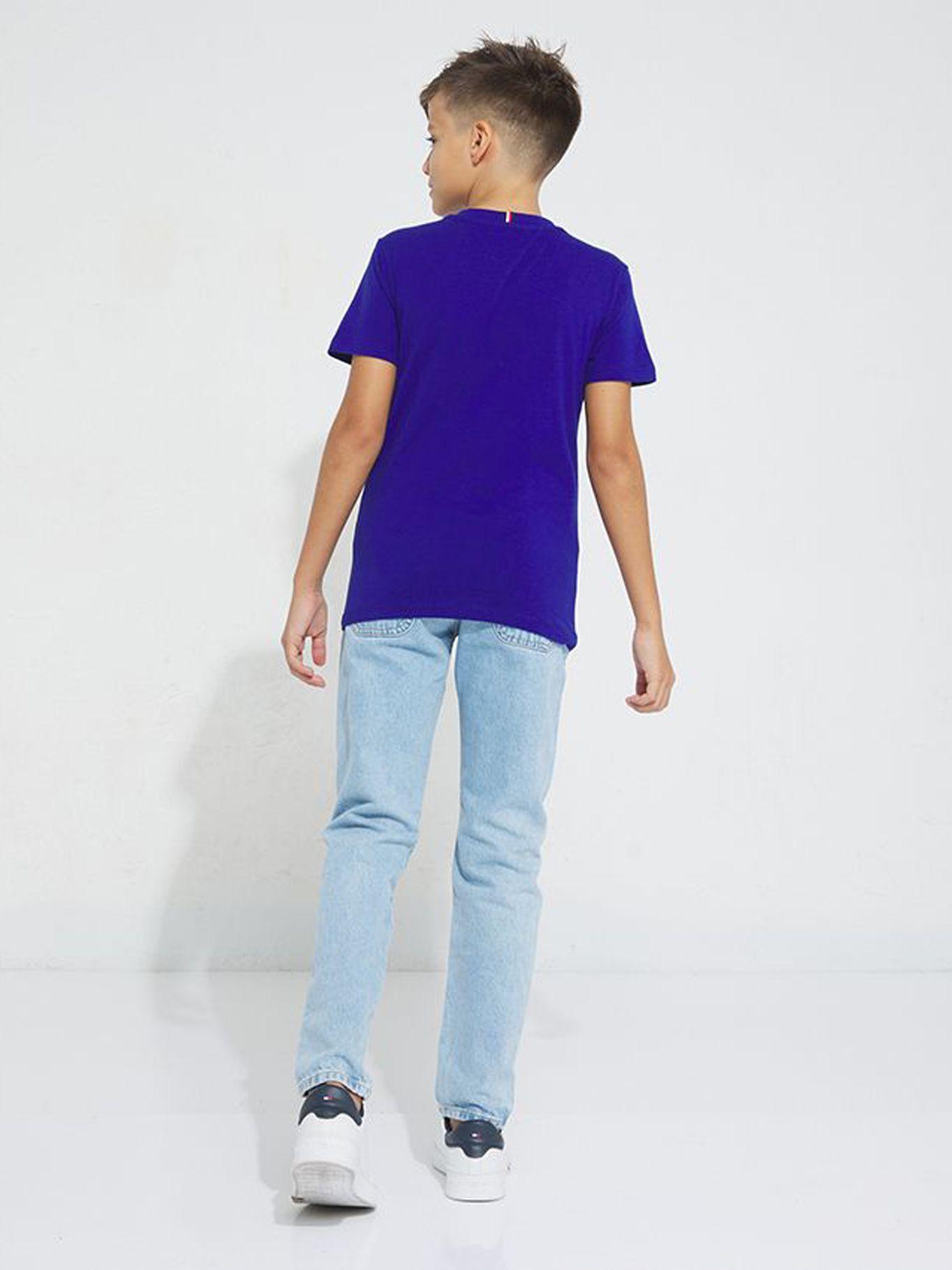 Polera Stripe - Box Logo Azul Tommy Hilfiger-2