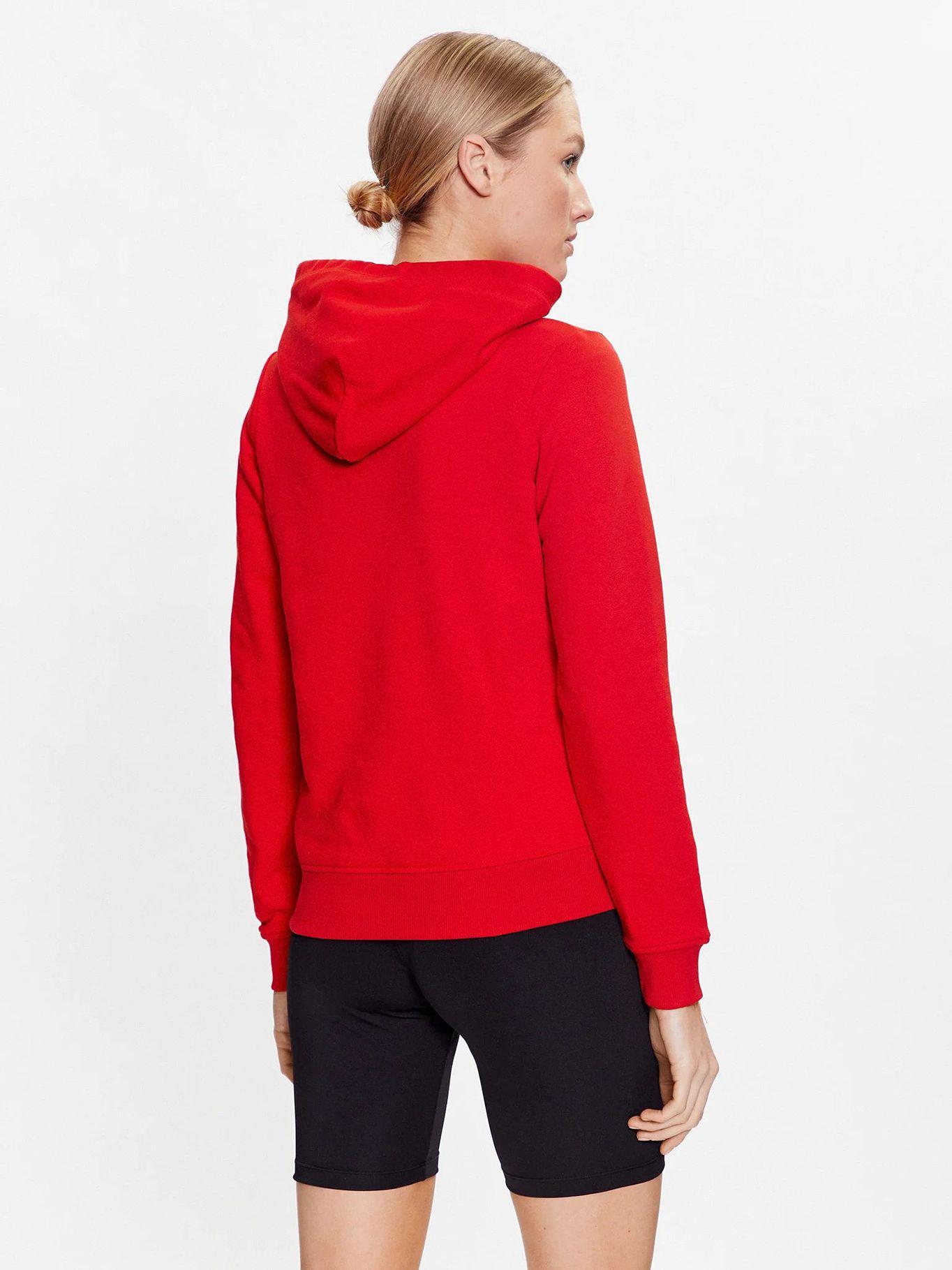 Polerón Hoodie Serif Linear Logo Rojo Tommy Jeans-2