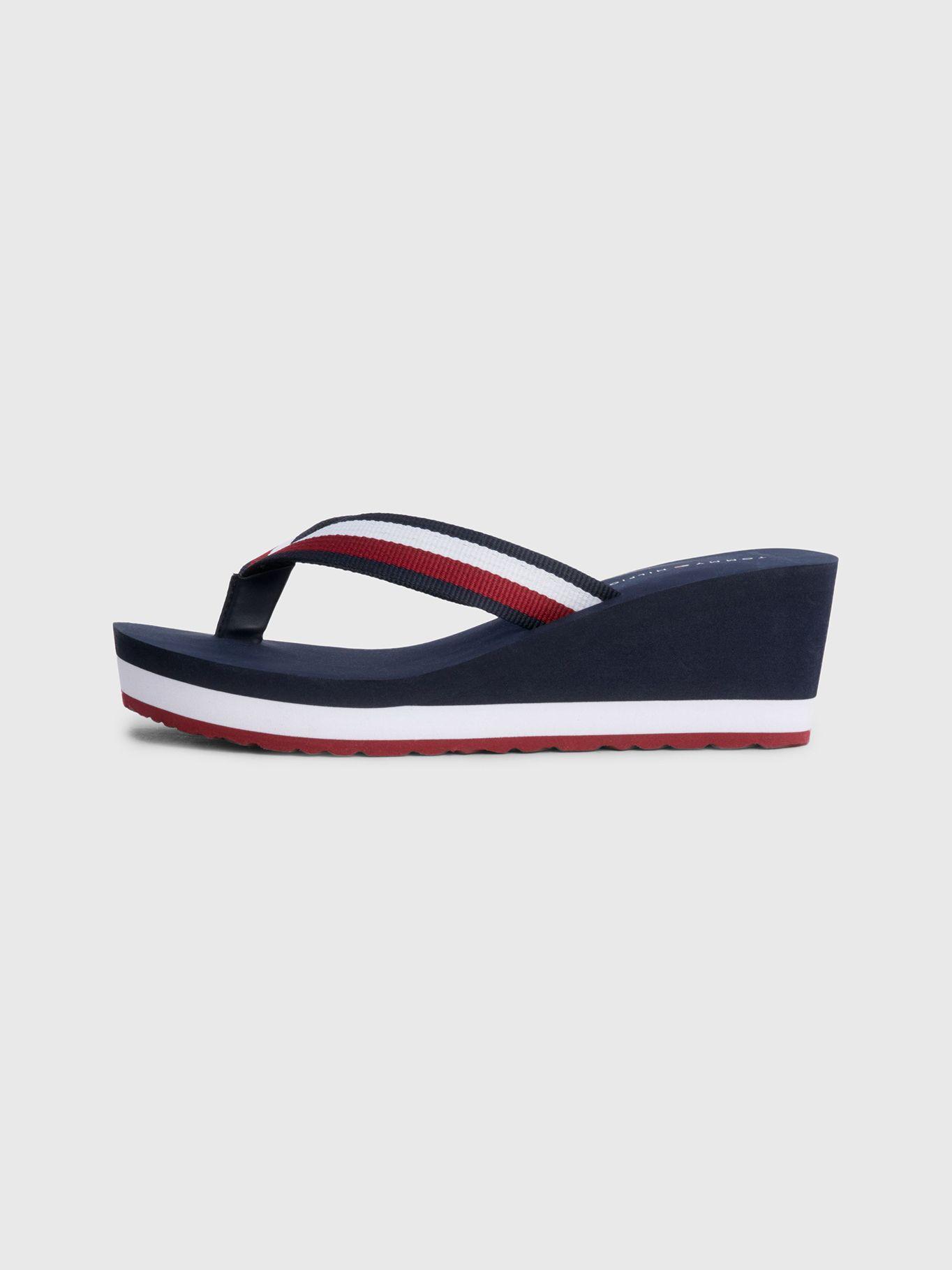 Sandalias Essential Signature Azul Tommy Hilfiger-4