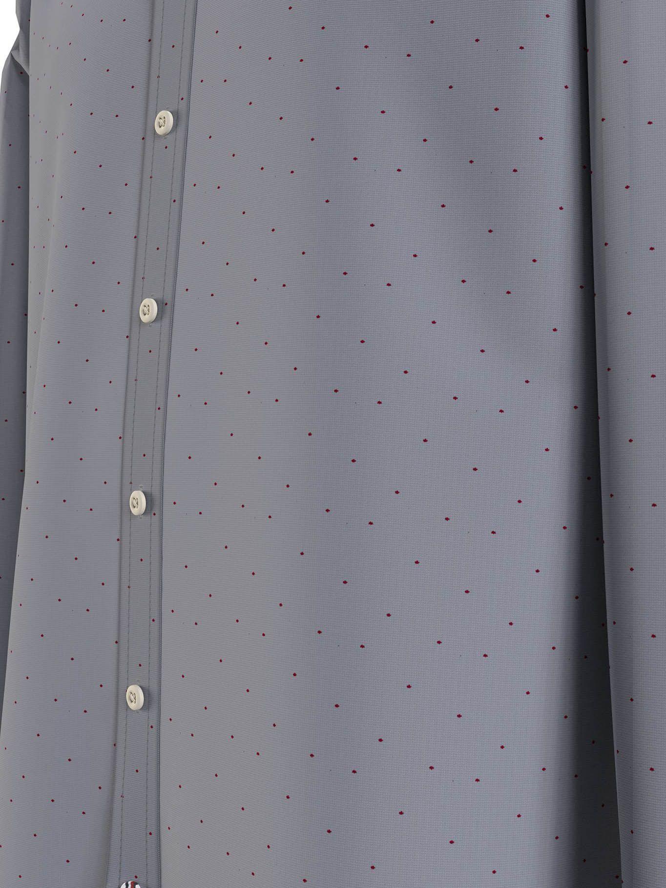 Camisa Oxford Monogram Gris Tommy Hilfiger-4