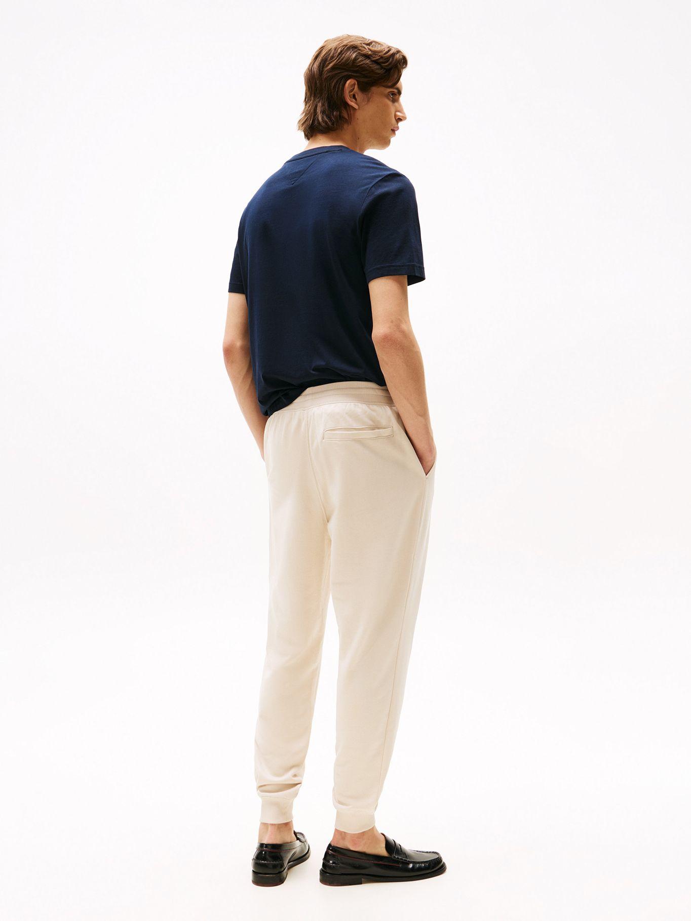 Joggers Essential Terry Con Logo Beige Tommy Hilfiger-2