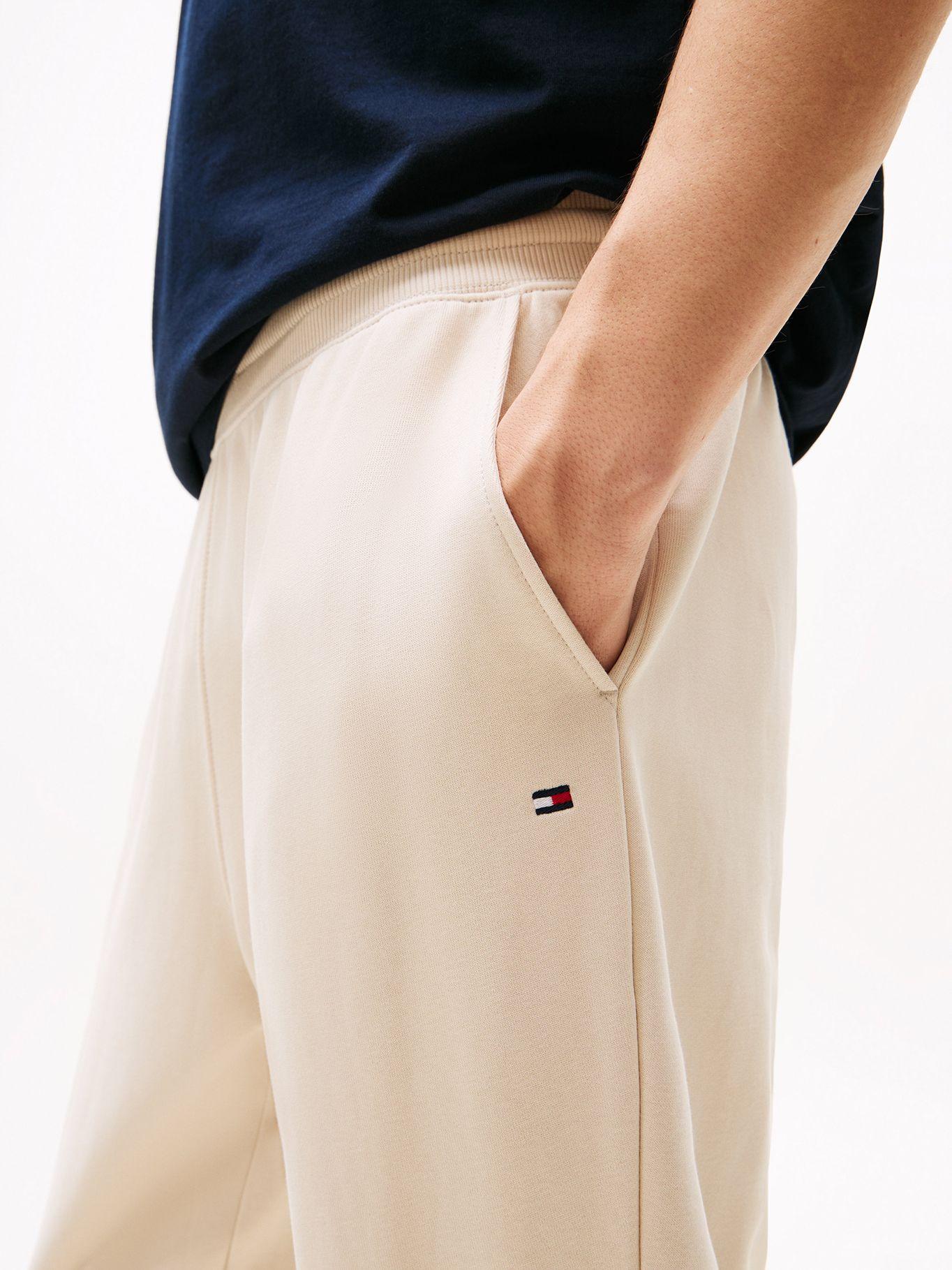 Joggers Essential Terry Con Logo Beige Tommy Hilfiger-3