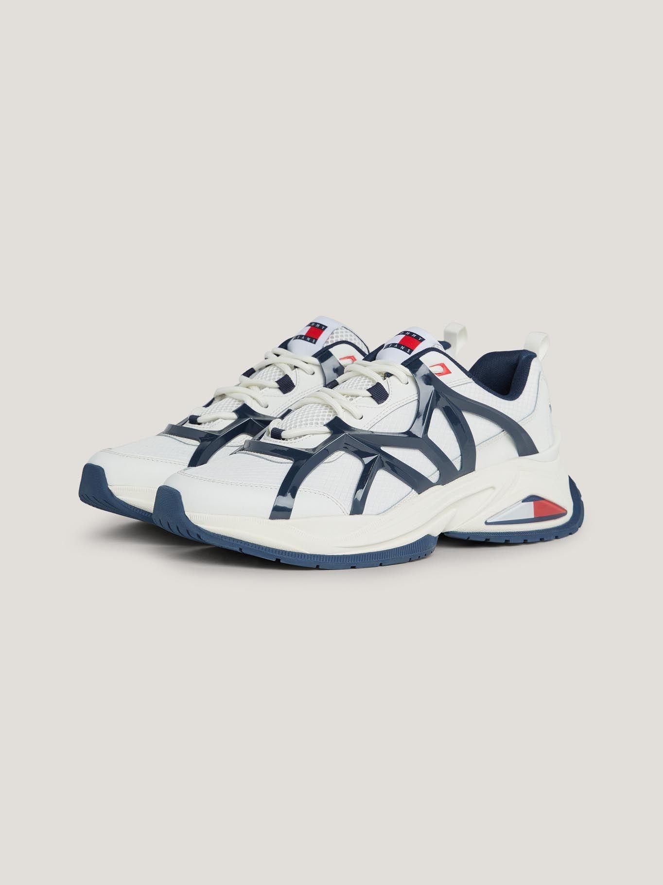 Zapatilla De Running Troqueladas Blanco Tommy Hilfiger-0