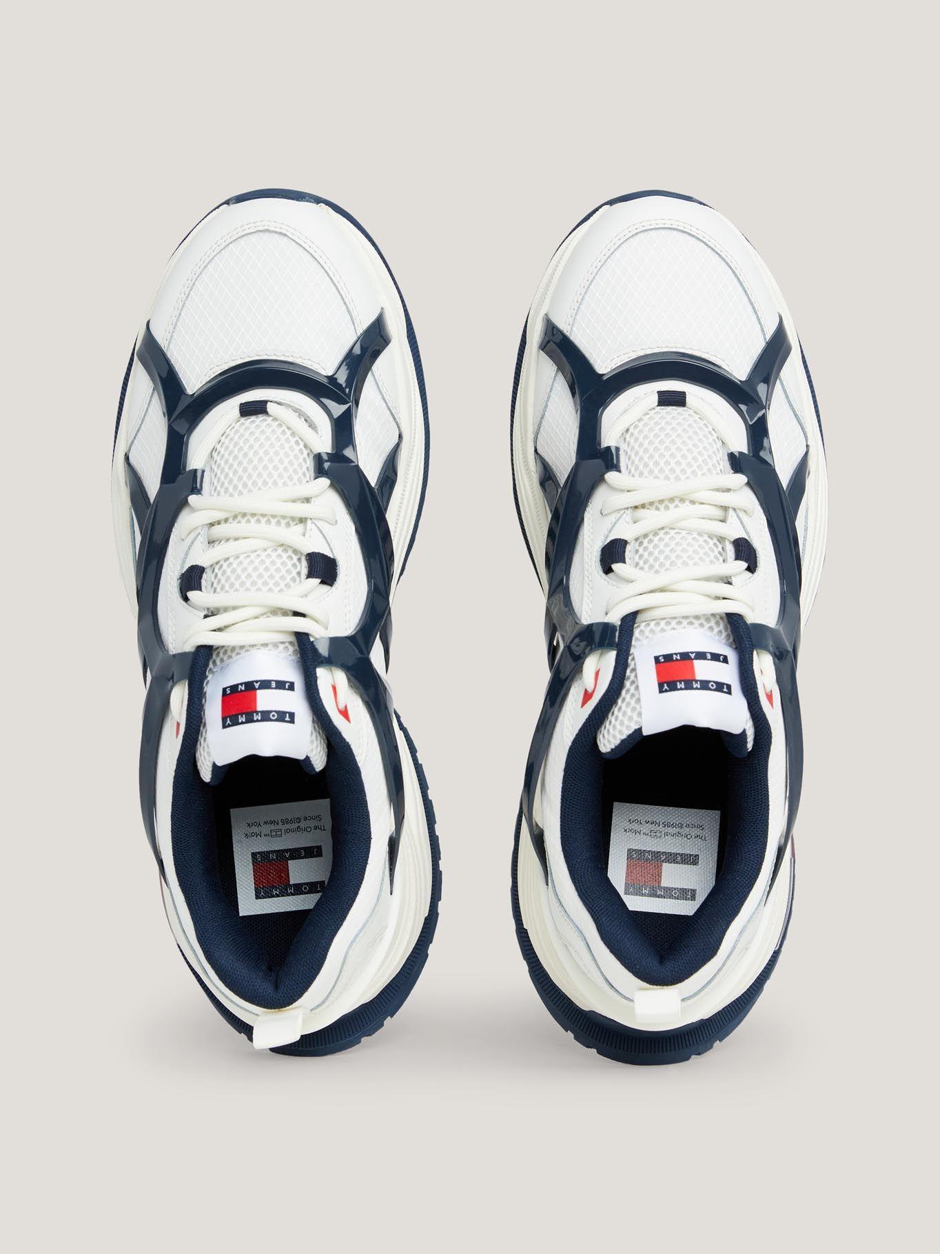 Zapatilla De Running Troqueladas Blanco Tommy Hilfiger-2