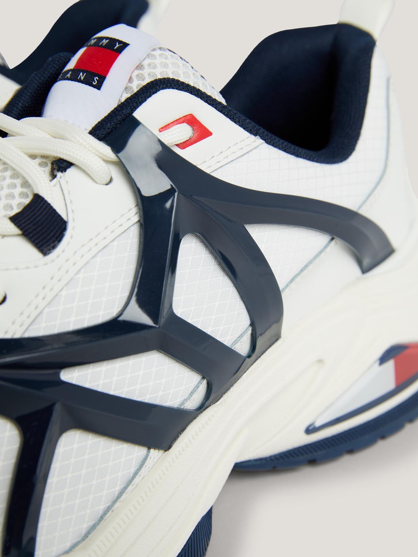 Zapatilla De Running Troqueladas Blanco Tommy Hilfiger-4