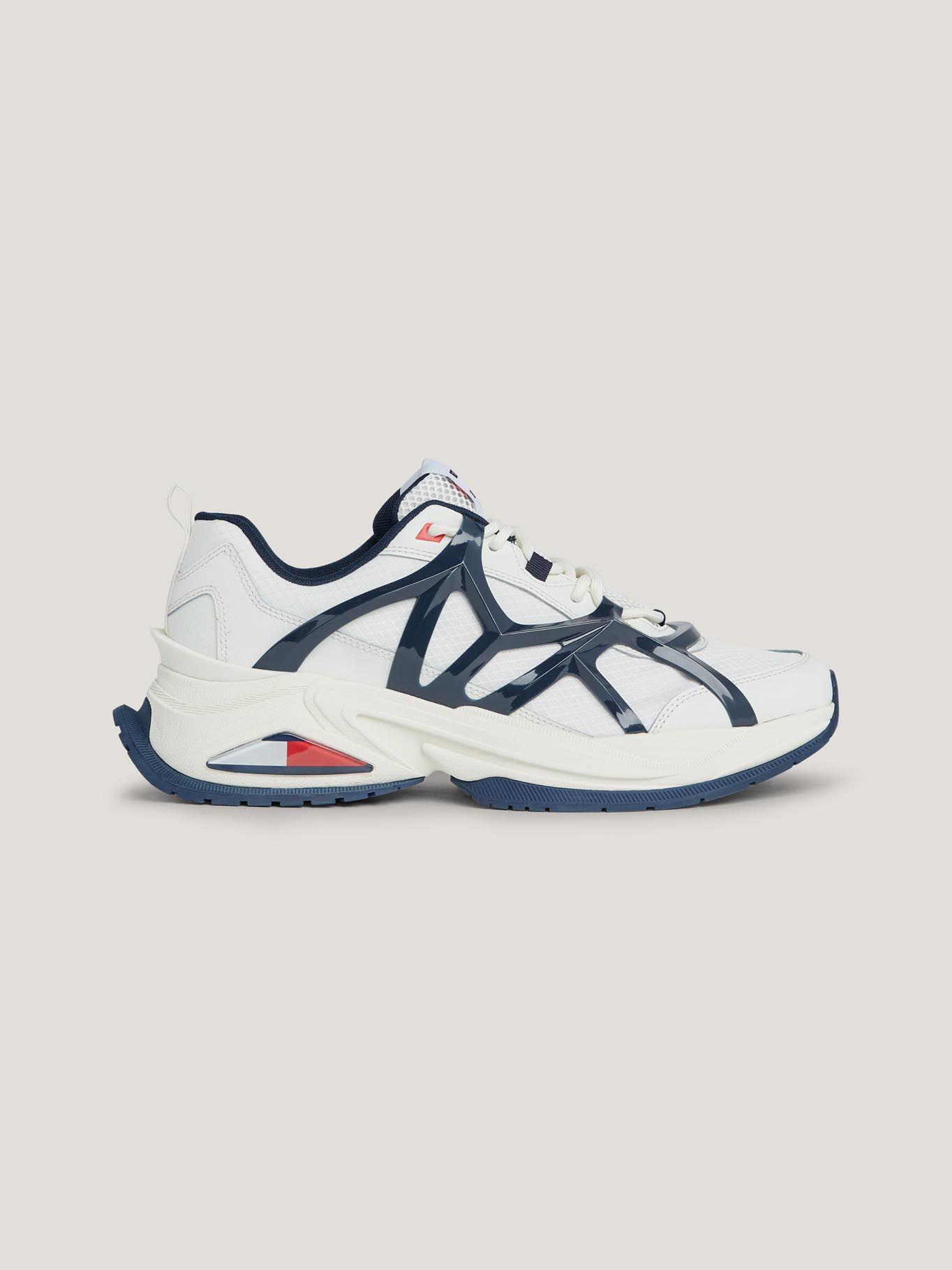 Zapatilla De Running Troqueladas Blanco Tommy Hilfiger-5