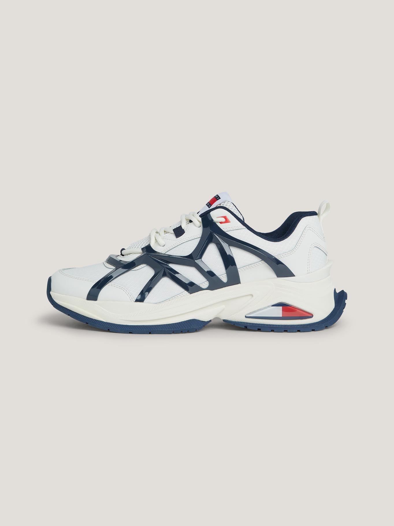 Zapatilla De Running Troqueladas Blanco Tommy Hilfiger-6