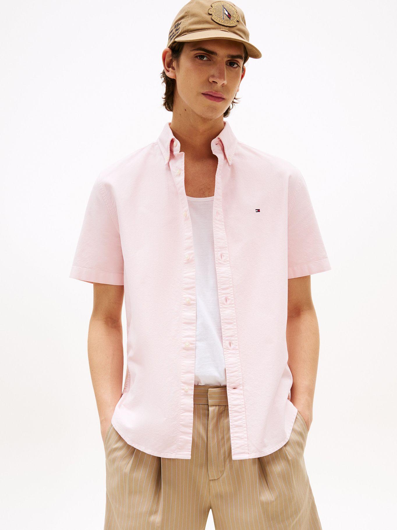 Camisa Oxford Regular Fit TPB Rosado Tommy Hilfiger-0