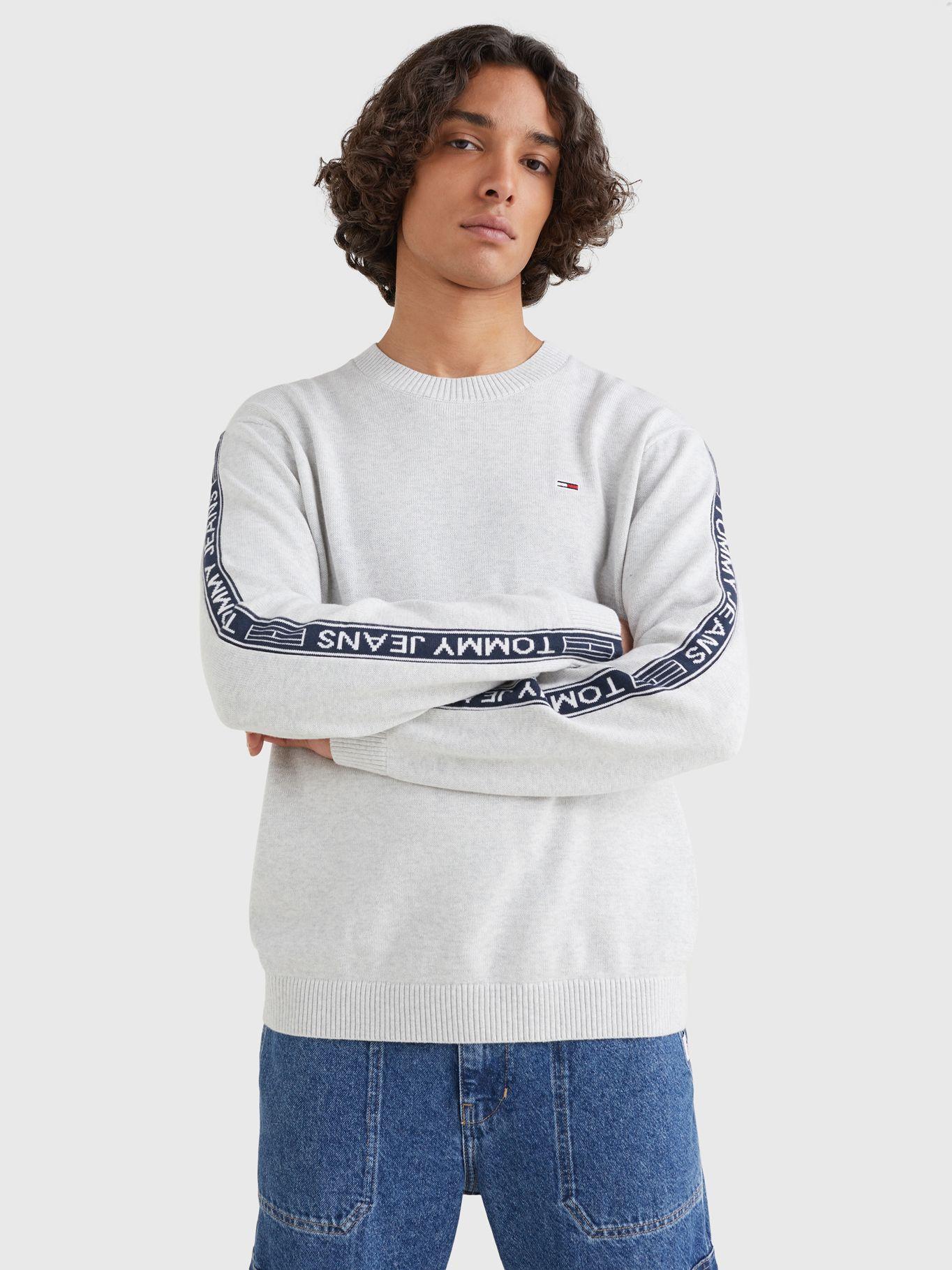 Sweater Relaxed Cotton Gris Tommy Jeans MY2-3