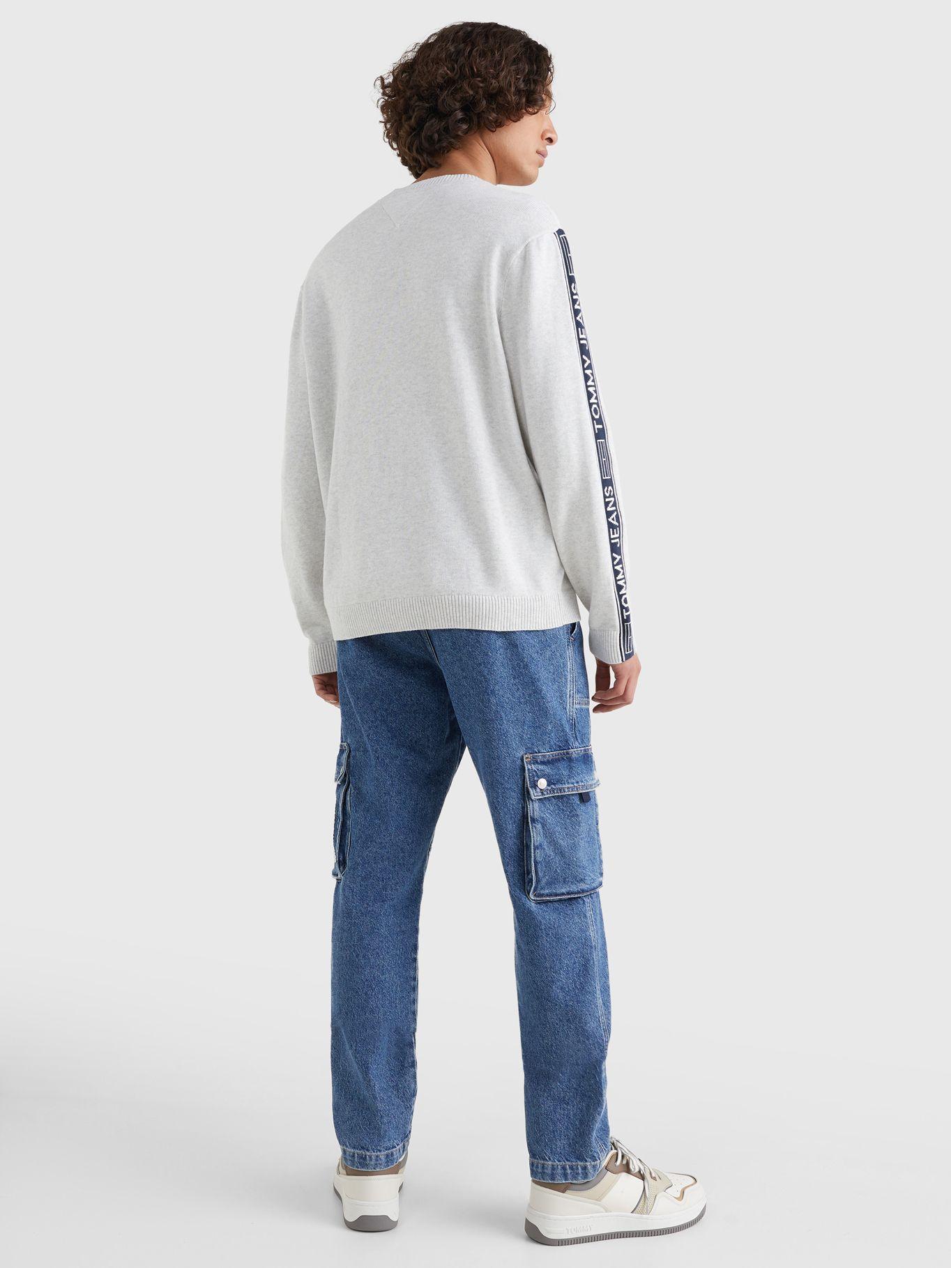 Sweater Relaxed Cotton Gris Tommy Jeans MY2-1
