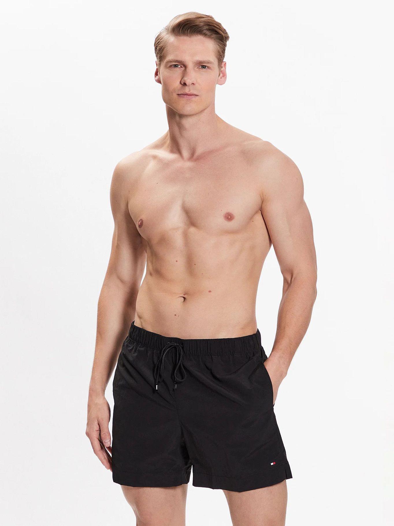 Traje De Baño Essential Solid Negro Tommy Hilfiger-1