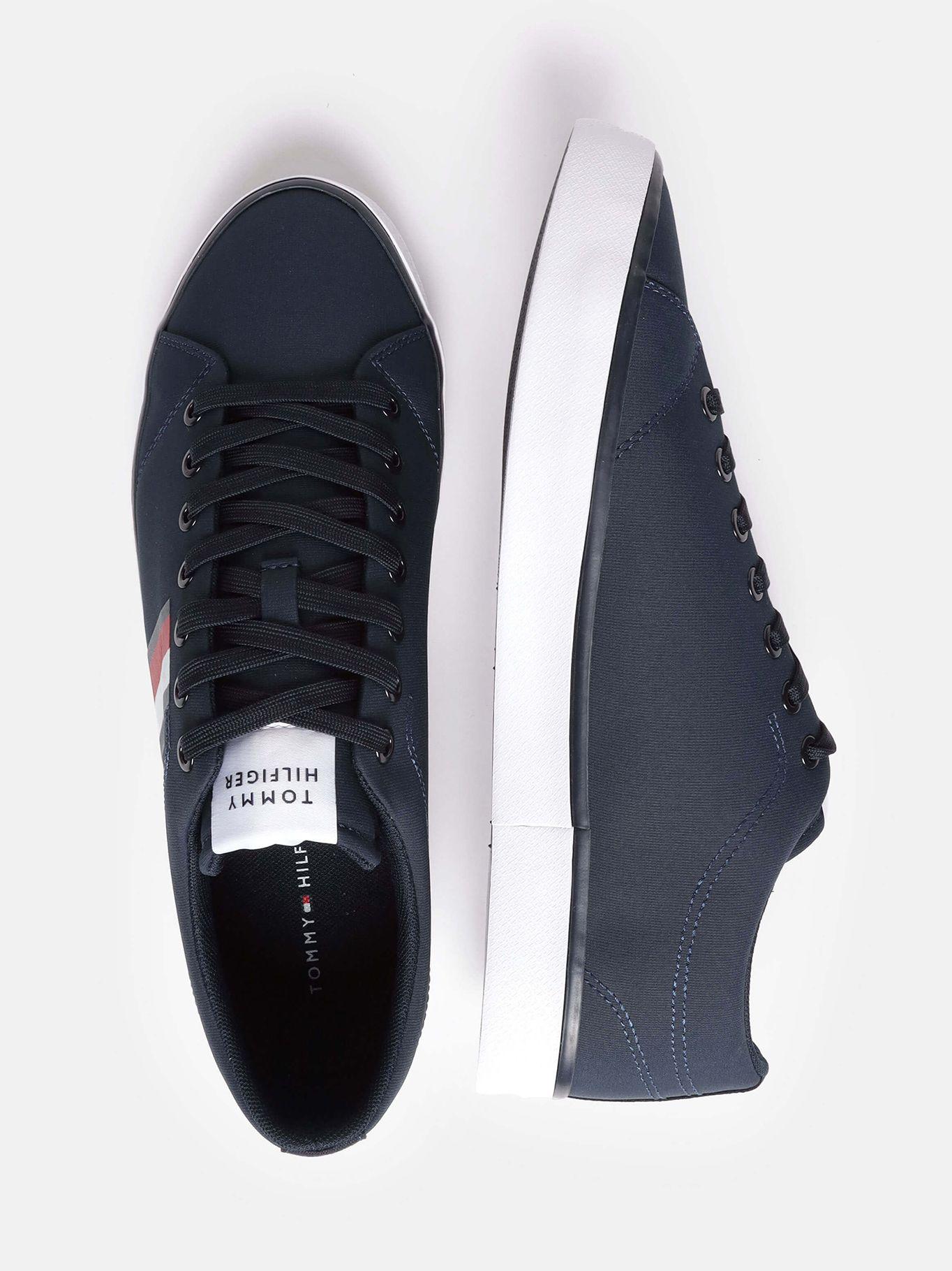 Zapatillas Con Logo En La Cinta Azul Tommy Hilfiger-1