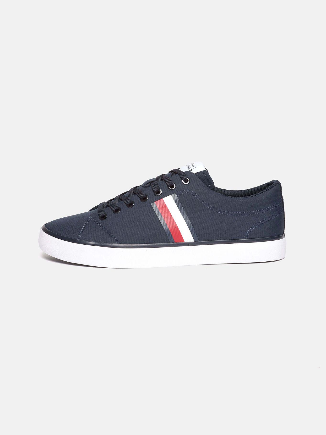 Zapatillas Con Logo En La Cinta Azul Tommy Hilfiger-2