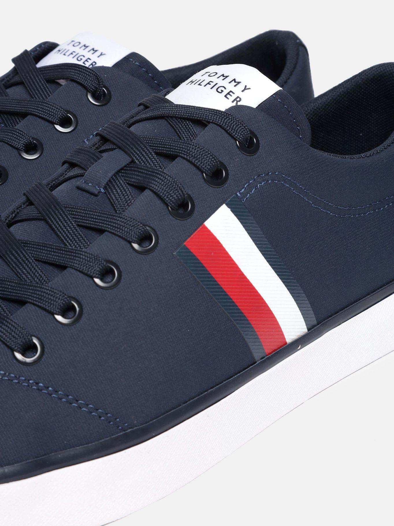 Zapatillas Con Logo En La Cinta Azul Tommy Hilfiger-3