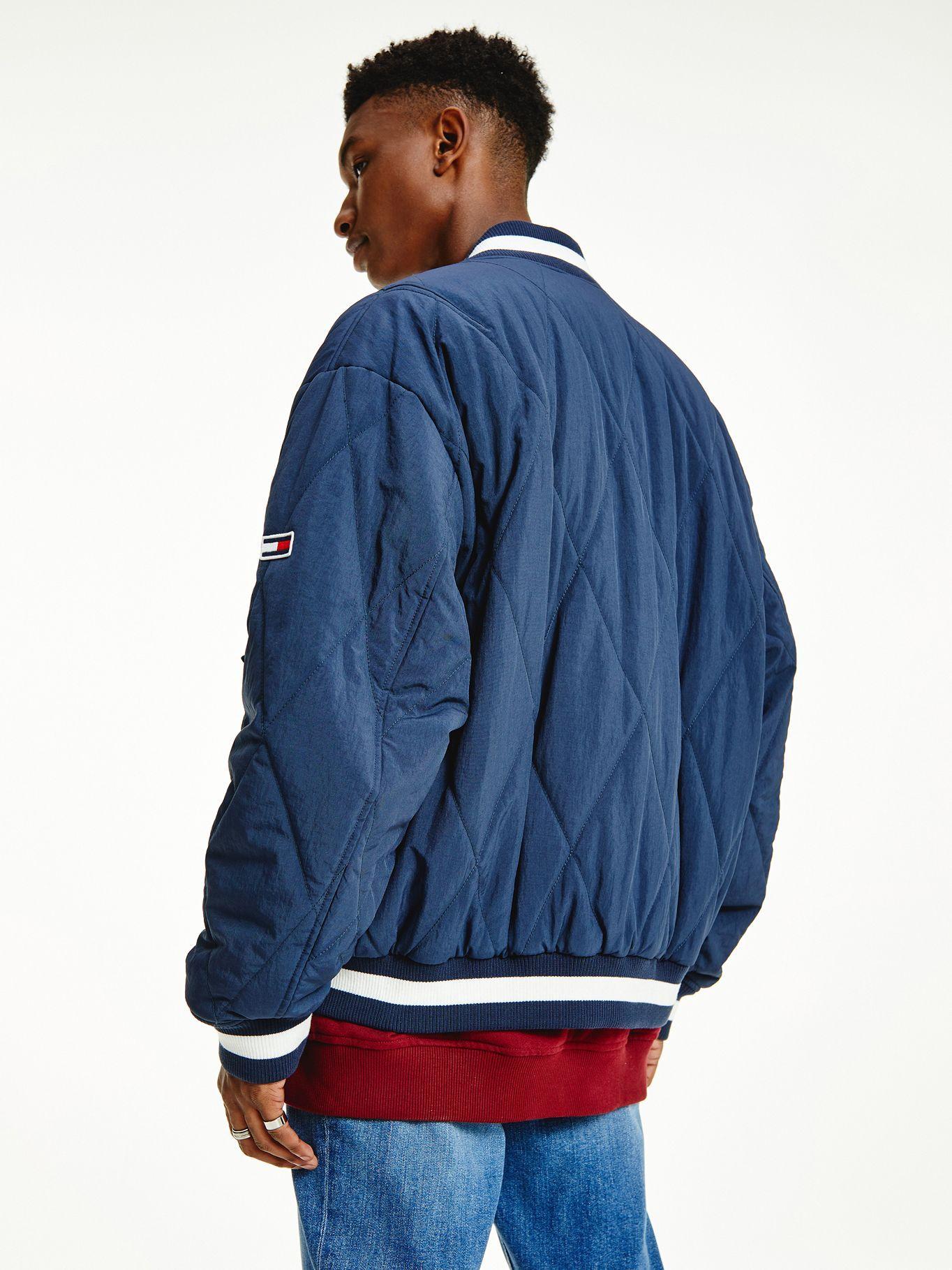 Chaqueta Bomber Acolchada Azul Tommy Jeans F2-1