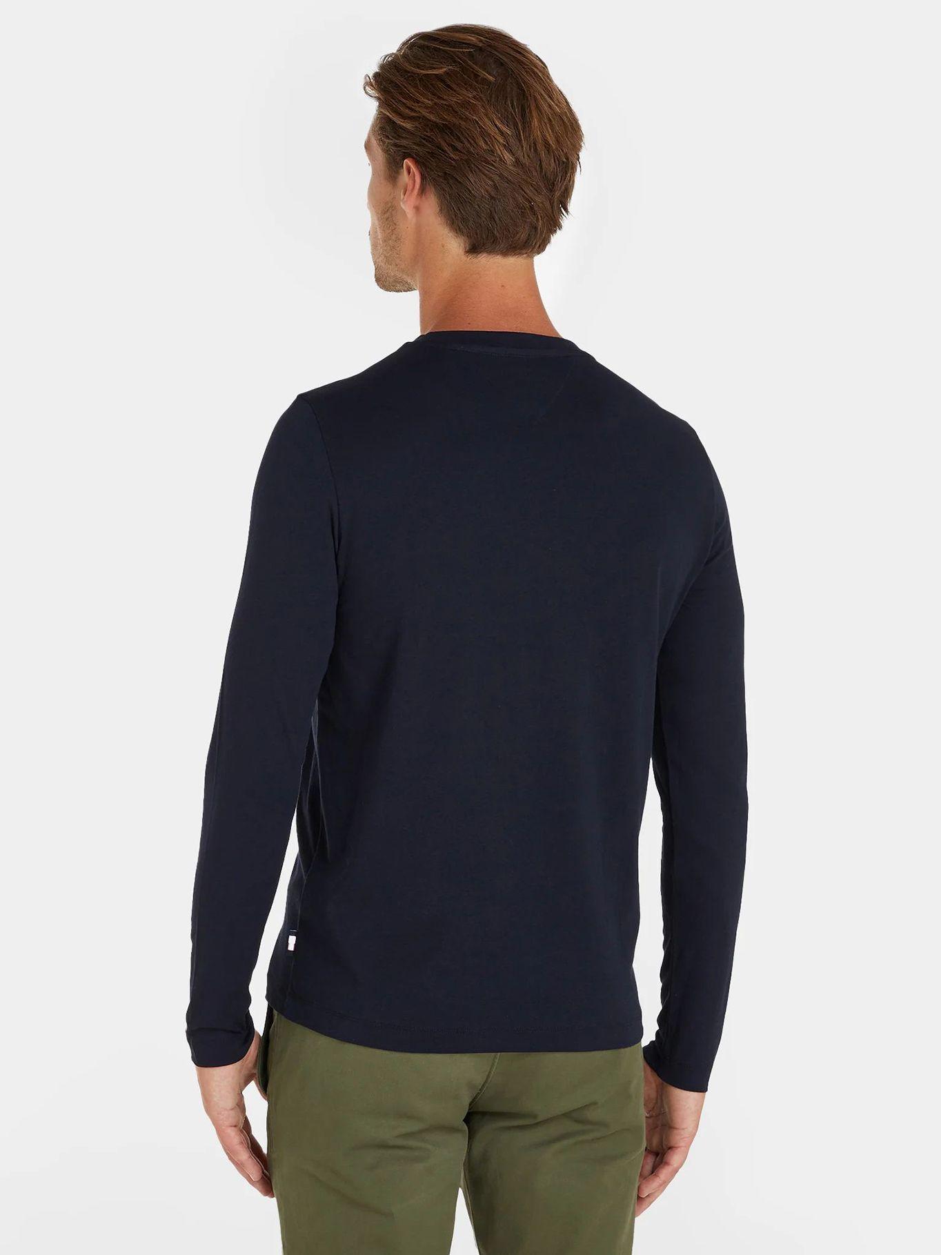 Polera Con Logo Circular Monotype Azul Tommy Hilfiger-1