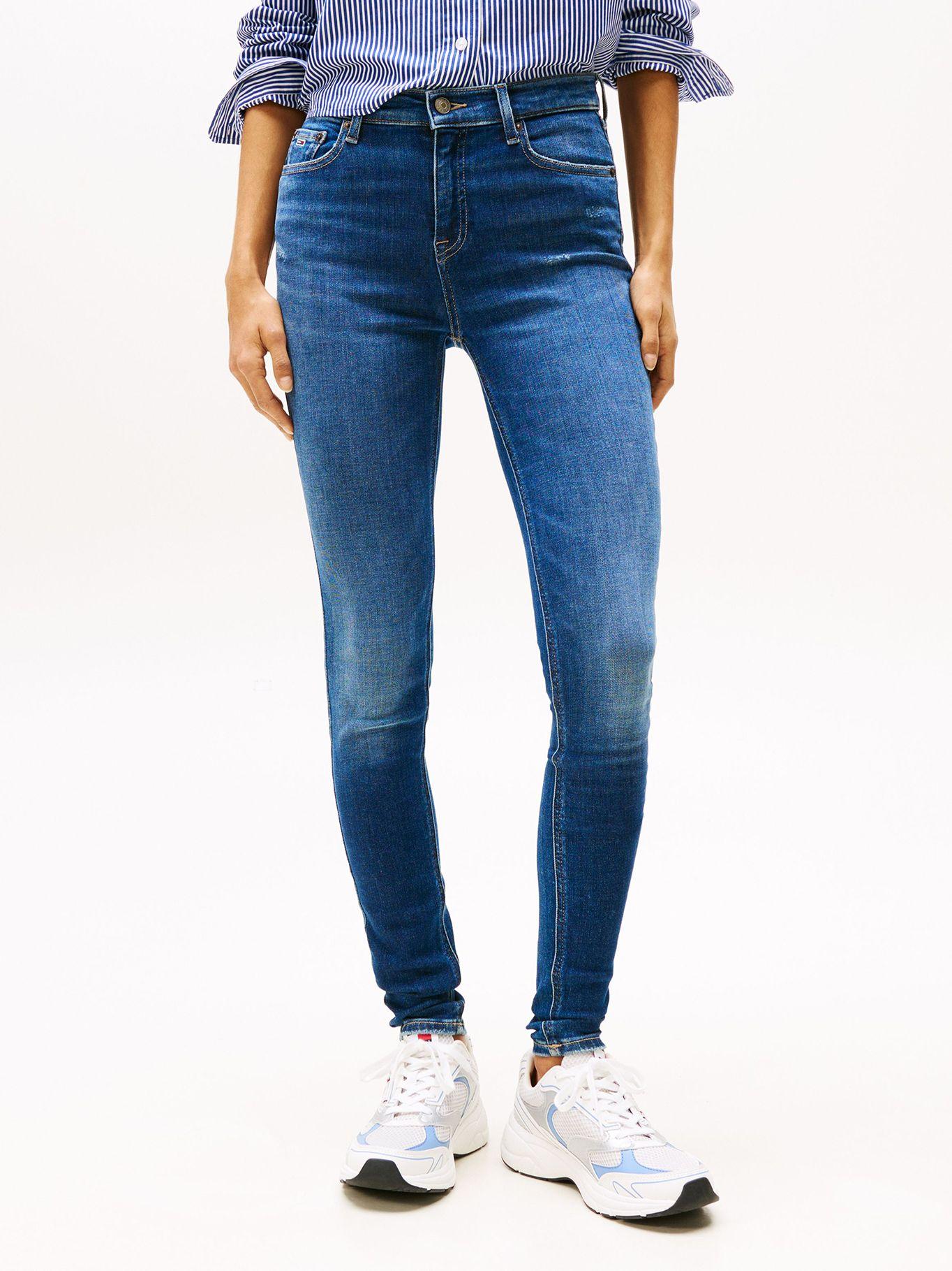 Jeans Nora Skinny Fit Y Talle Medio Azul Tommy Jeans-1