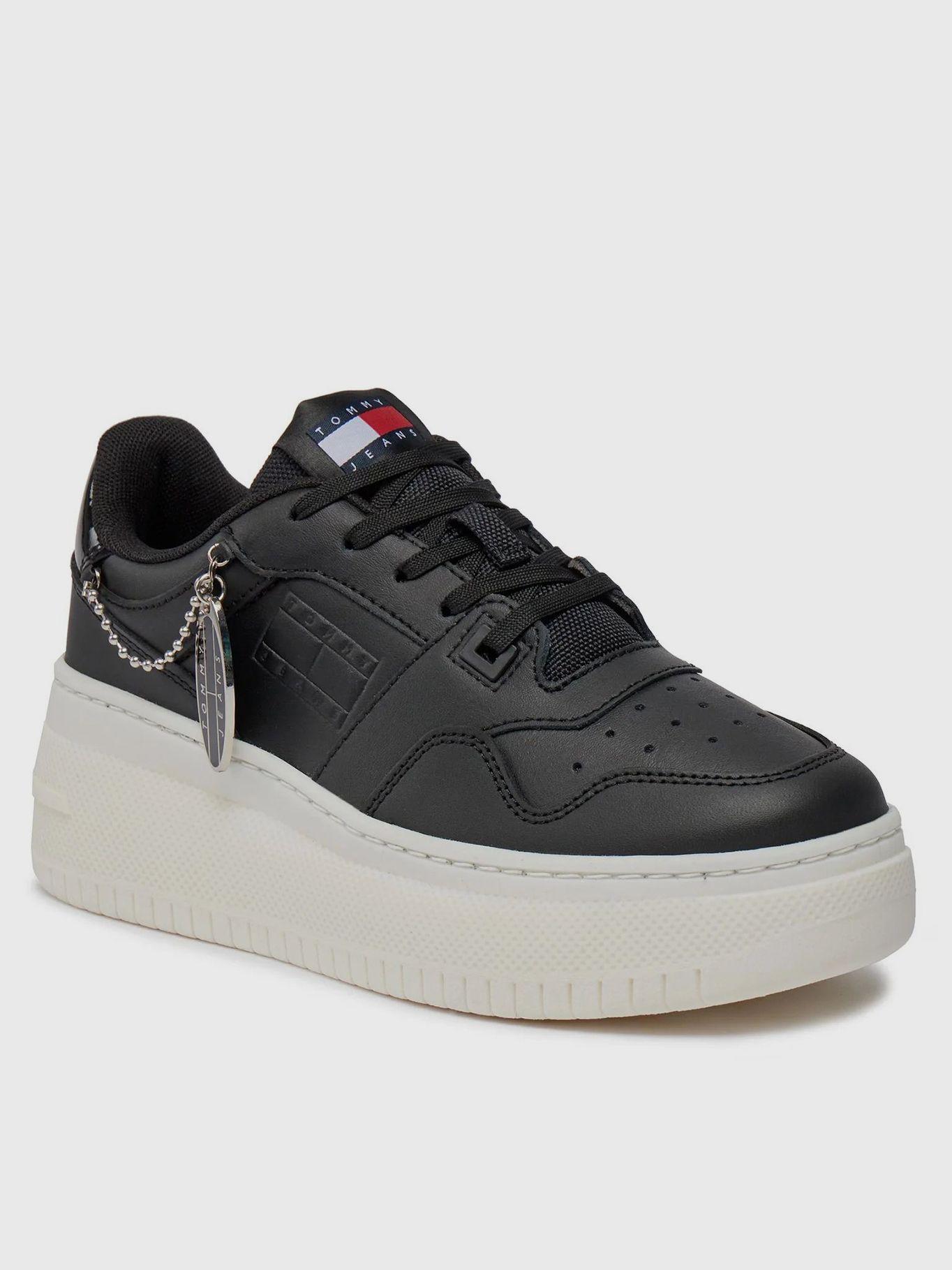 Zapatillas Retro Bask C Plataforma Negro Tommy Hilfiger-0