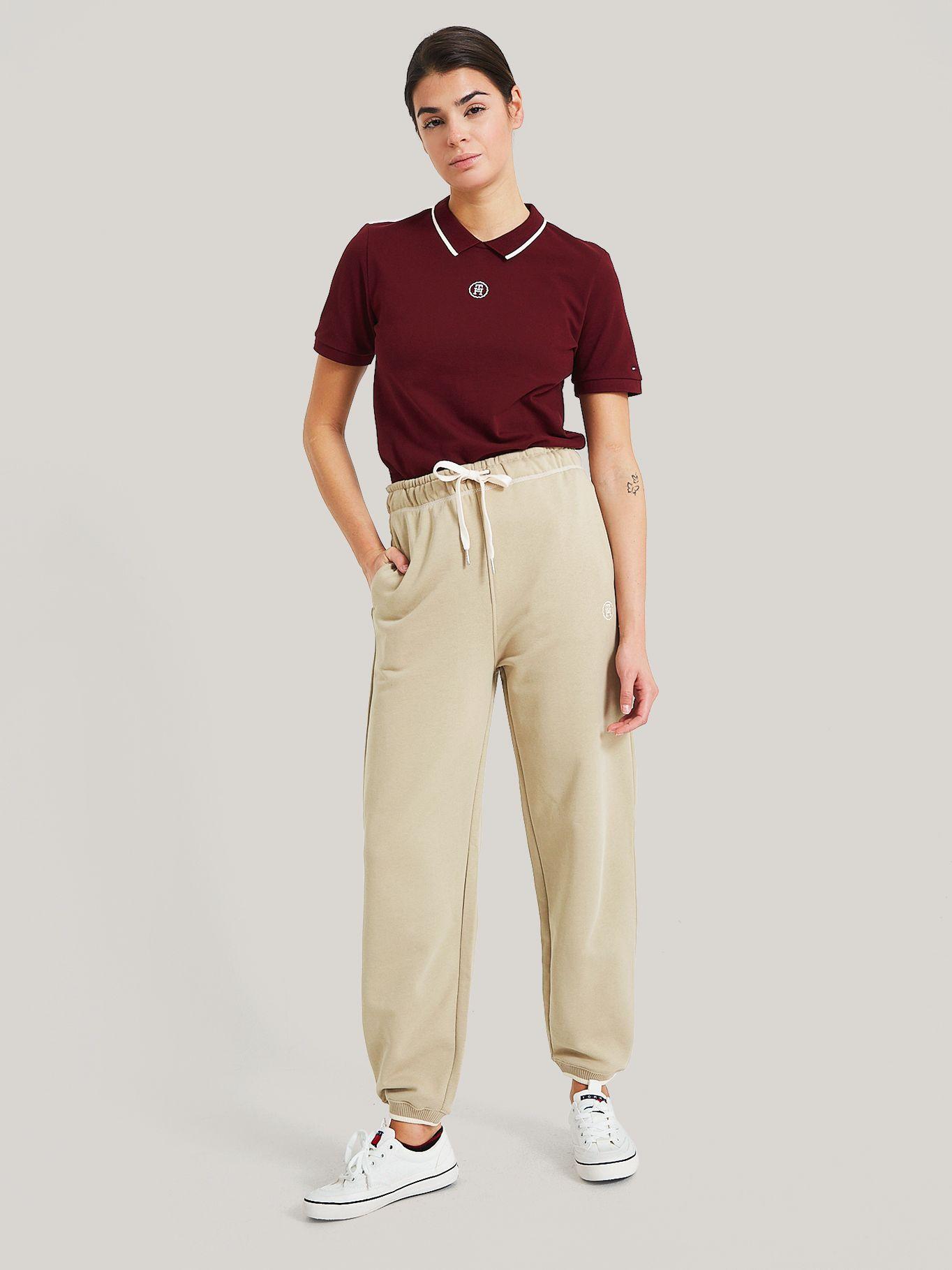 JOGGER LOGO MONOGRAM BEIGE TOMMY HILFIGER-1