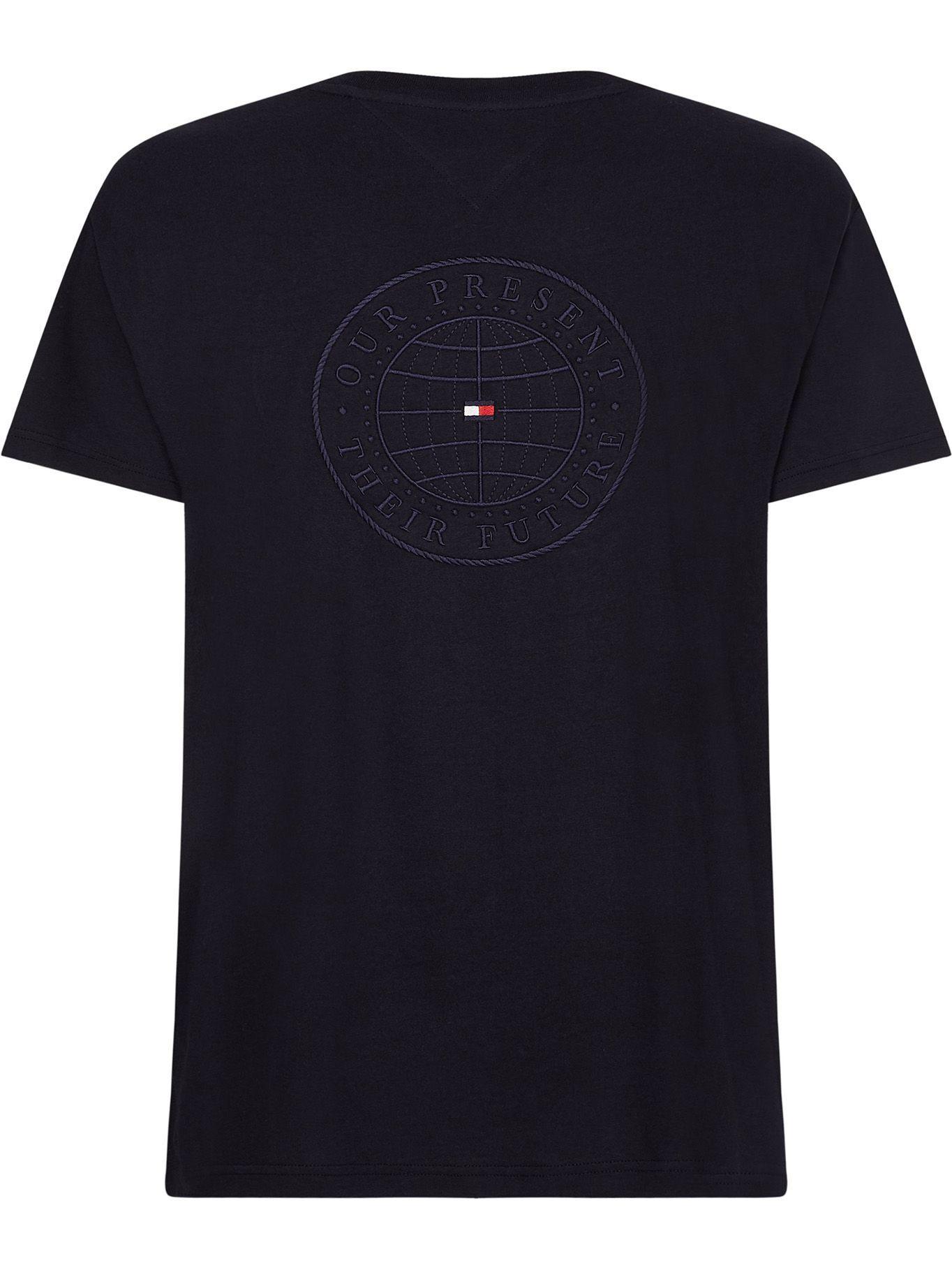 Polera Logo Earth Day Azul Tommy Hilfiger JN2-1