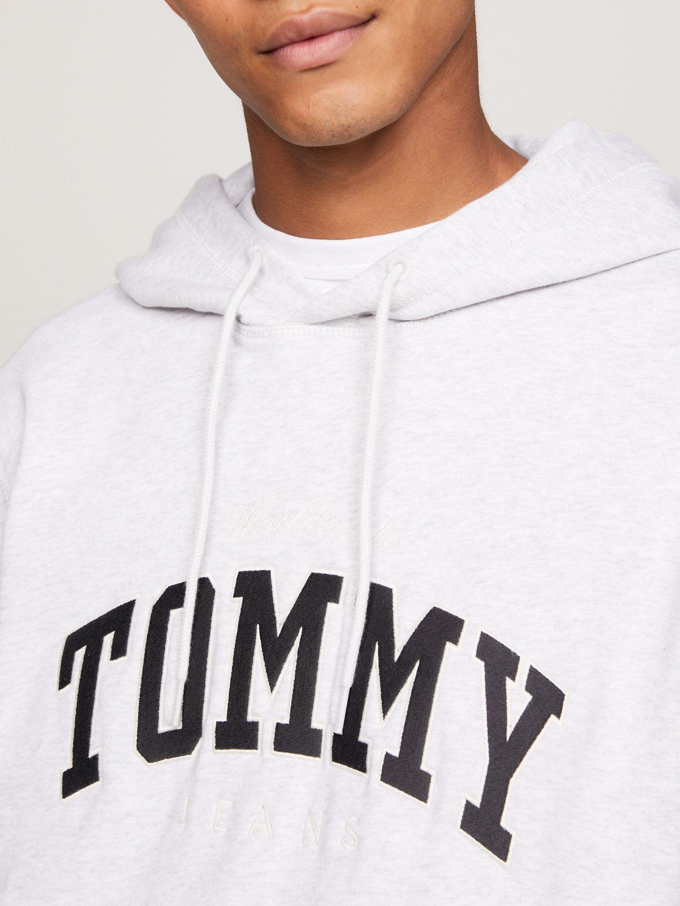 Polerón Hoodie Ny Varsity  Gris Tommy Hilfiger-3