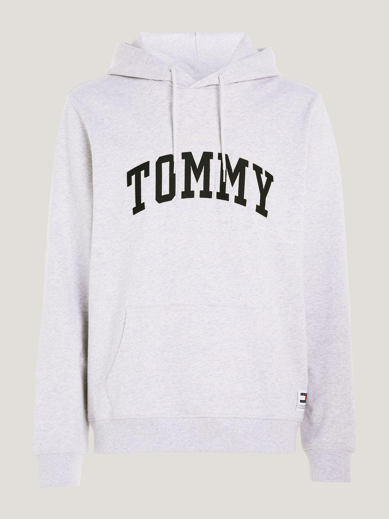 Polerón Hoodie Ny Varsity  Gris Tommy Hilfiger-4